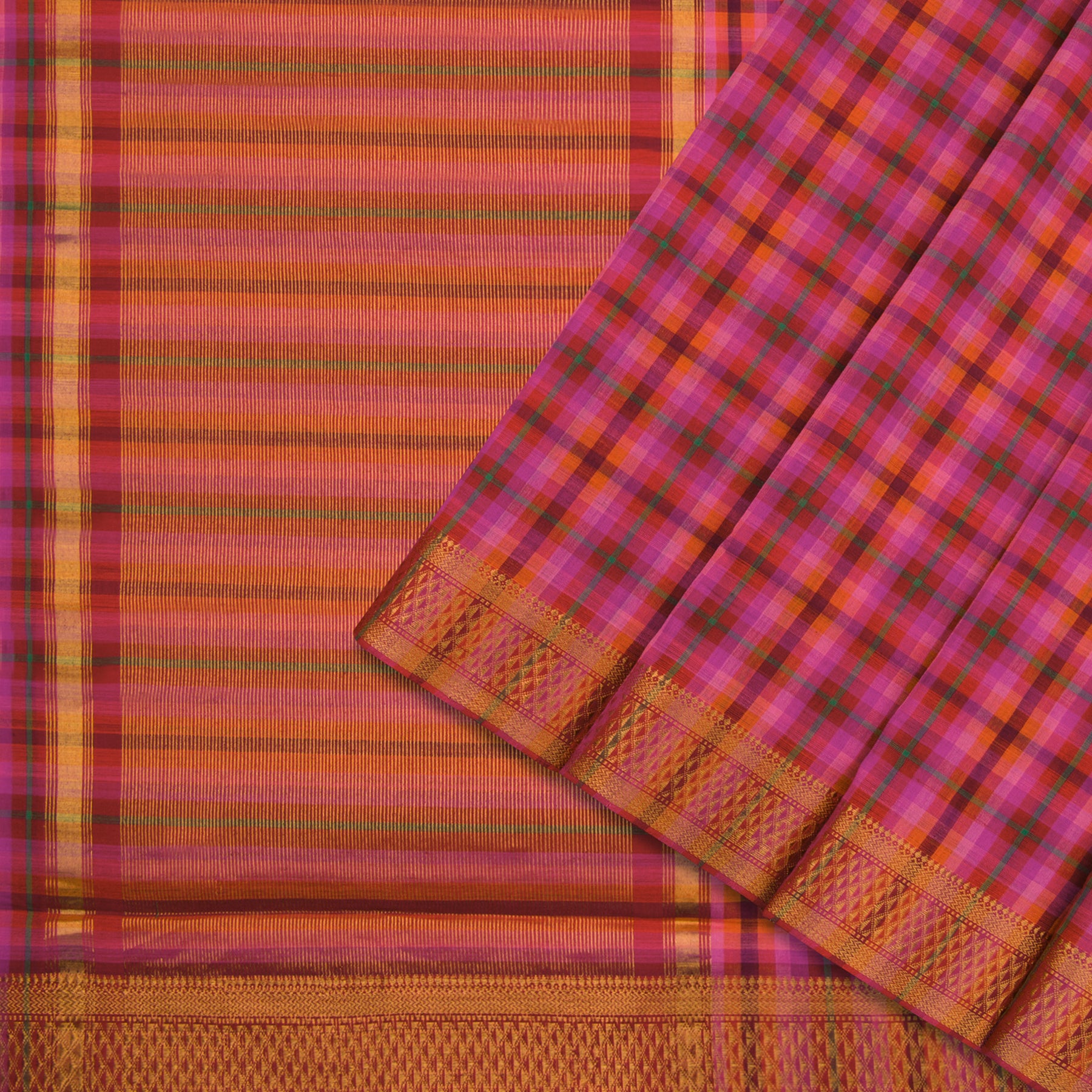 Kanakavalli Mangalgiri Cotton Sari 22-261-HS003-04410 - Cover View