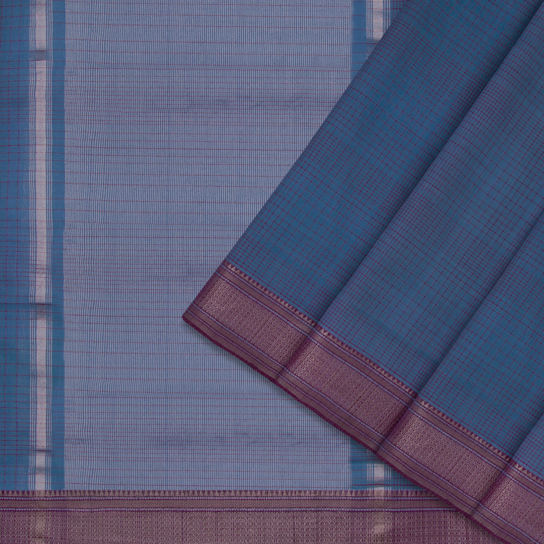 Kanakavalli Mangalgiri Cotton Sari 22-261-HS003-09123 - Cover View