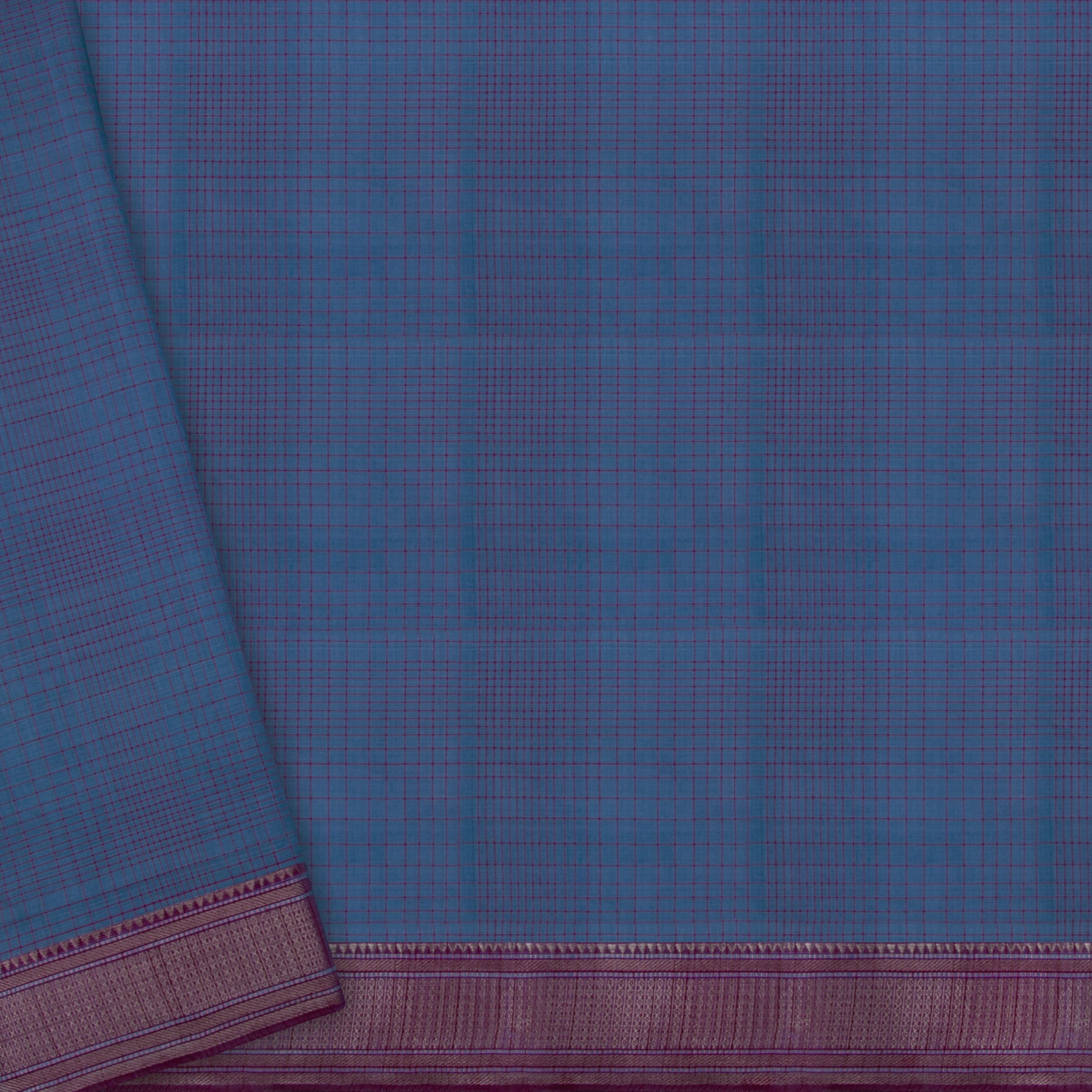 Kanakavalli Mangalgiri Cotton Sari 22-261-HS003-09123 - Blouse View