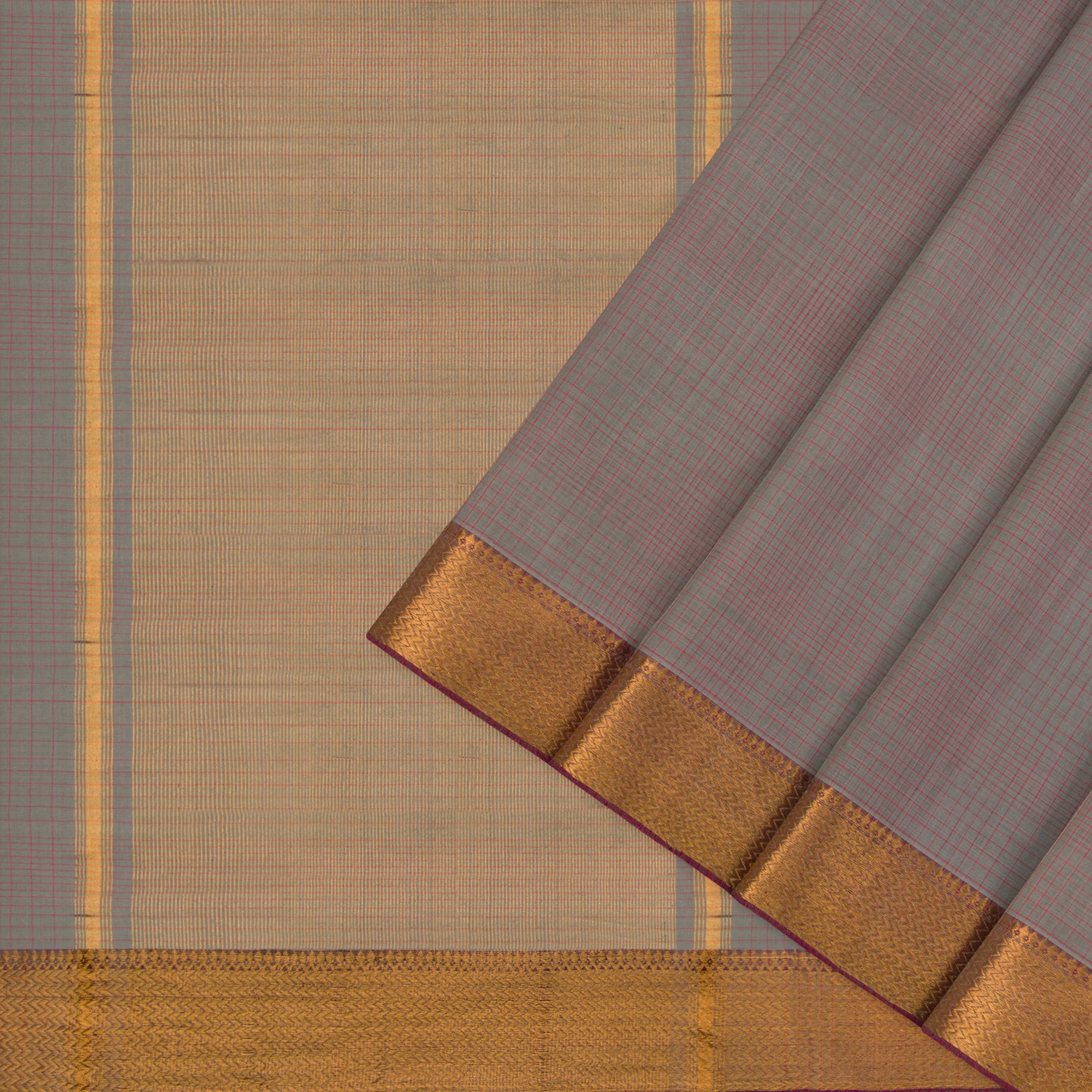Kanakavalli Mangalgiri Cotton Sari 22-261-HS003-12743 - Cover View