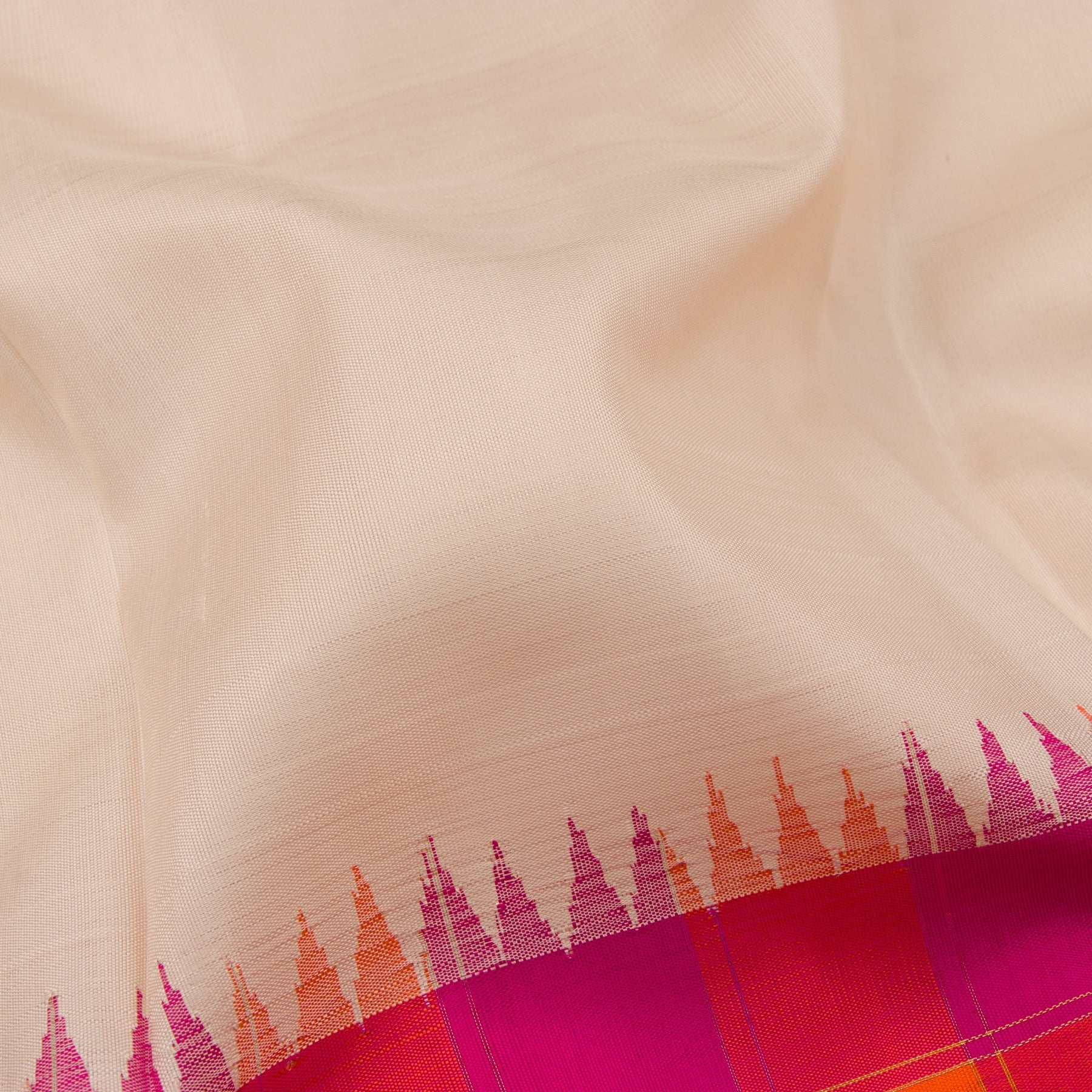 Kanakavalli Kanjivaram Silk Sari 22-520-HS001-11909 - Fabric View