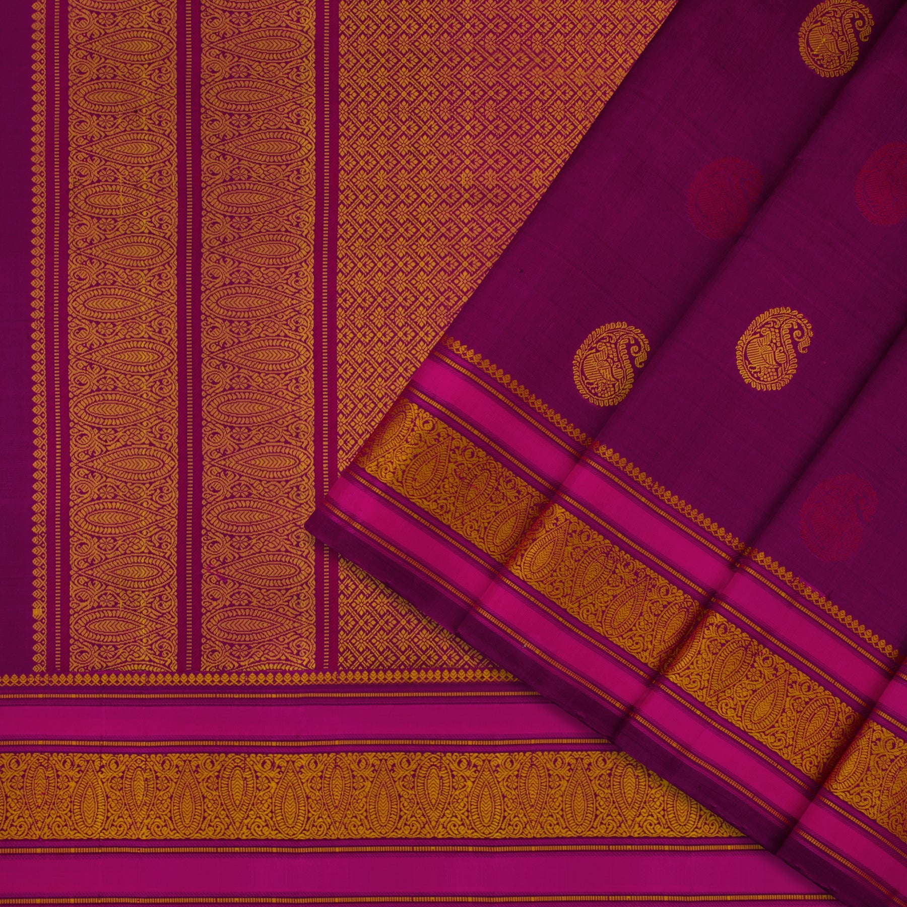 Kanakavalli Kanjivaram Silk Sari 22-560-HS001-14979 - Cover View