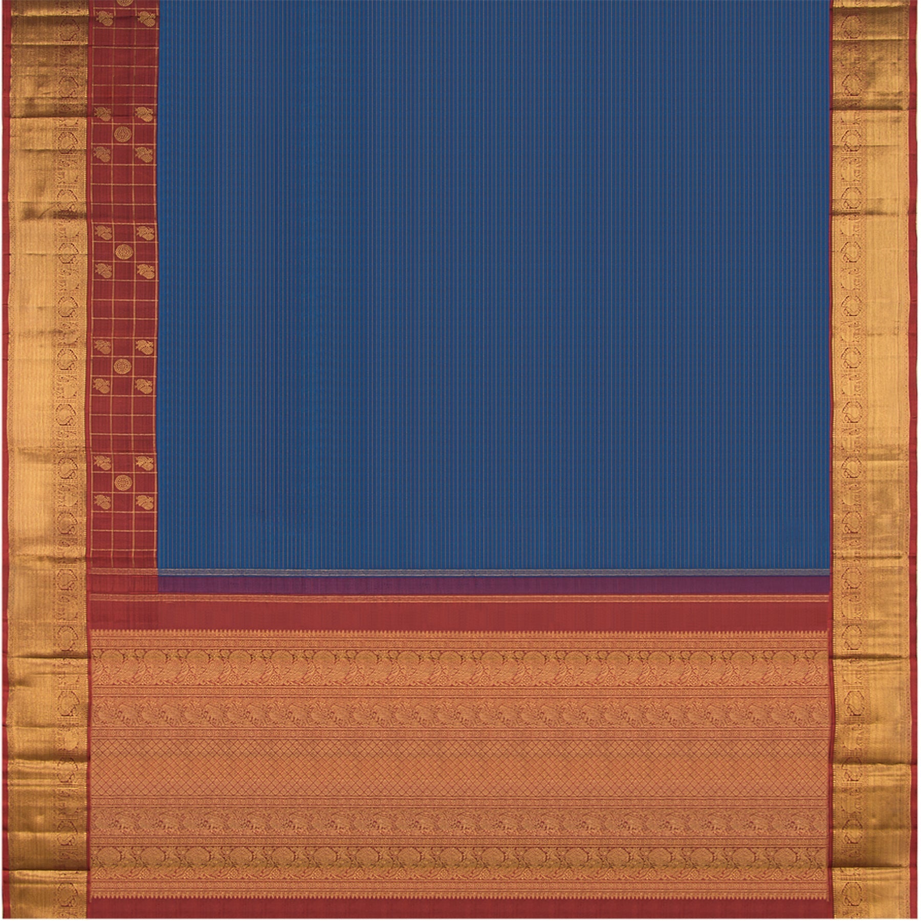 Kanakavalli Kanjivaram Silk Sari 22-595-HS001-10243 - Full View