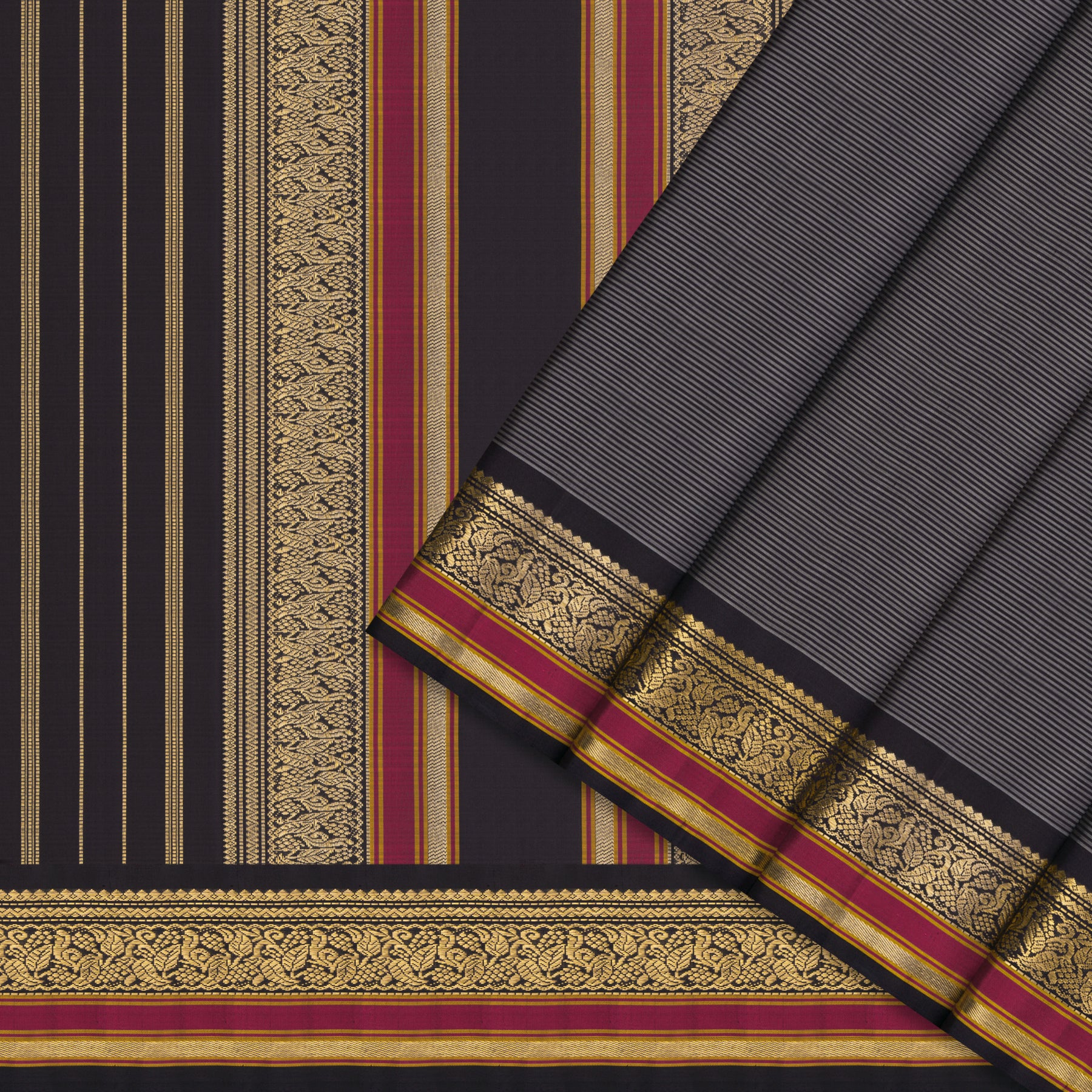 Kanakavalli Kanjivaram Silk Sari 22-595-HS001-10960 - Cover View