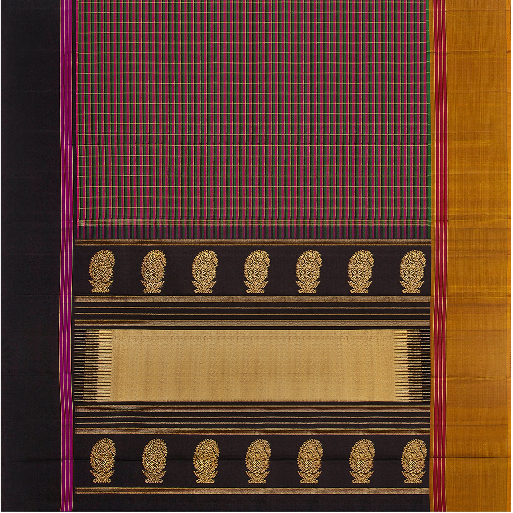 Kanakavalli Kanjivaram Silk Sari 22-595-HS001-12020 =- Full View