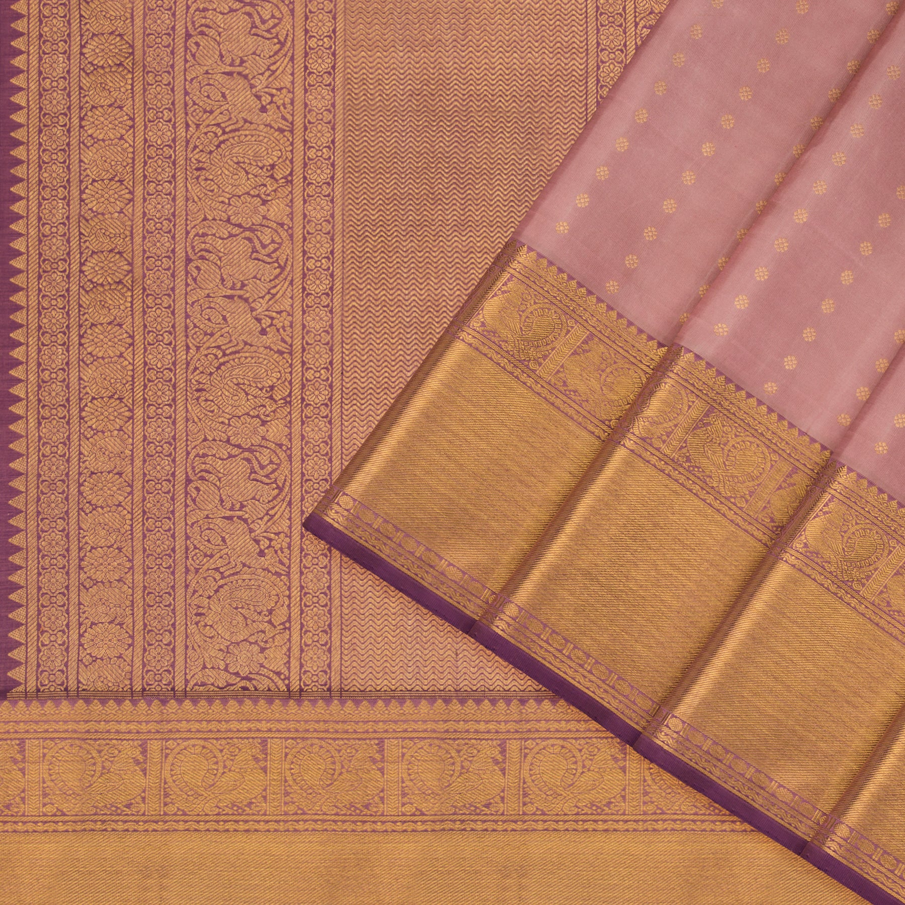 Kanakavalli Kanjivaram Silk Sari 22-595-HS001-12415 - Cover View