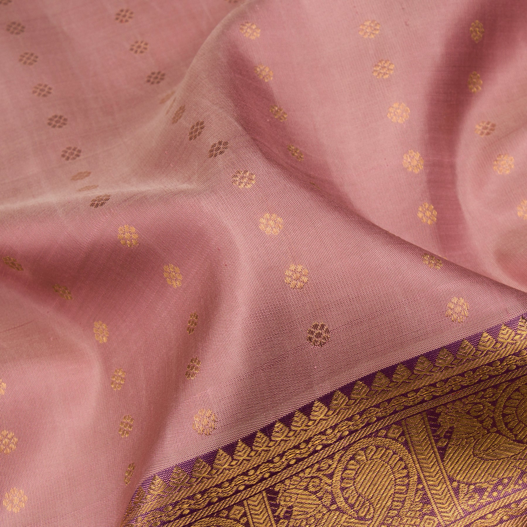 Kanakavalli Kanjivaram Silk Sari 22-595-HS001-12415 - Fabric View