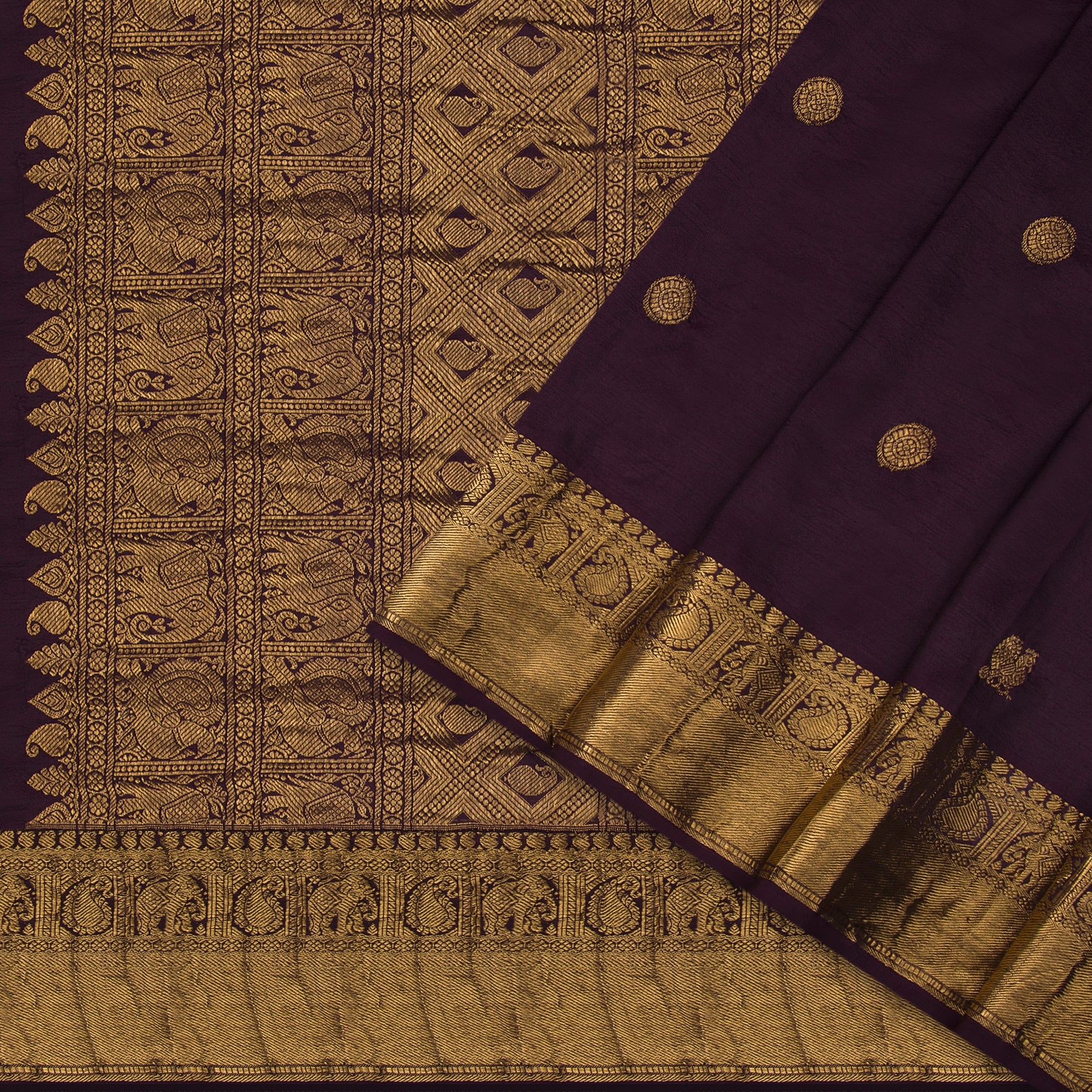 Kanakavalli Kanjivaram Silk Sari 22-595-HS001-12417 - Cover View