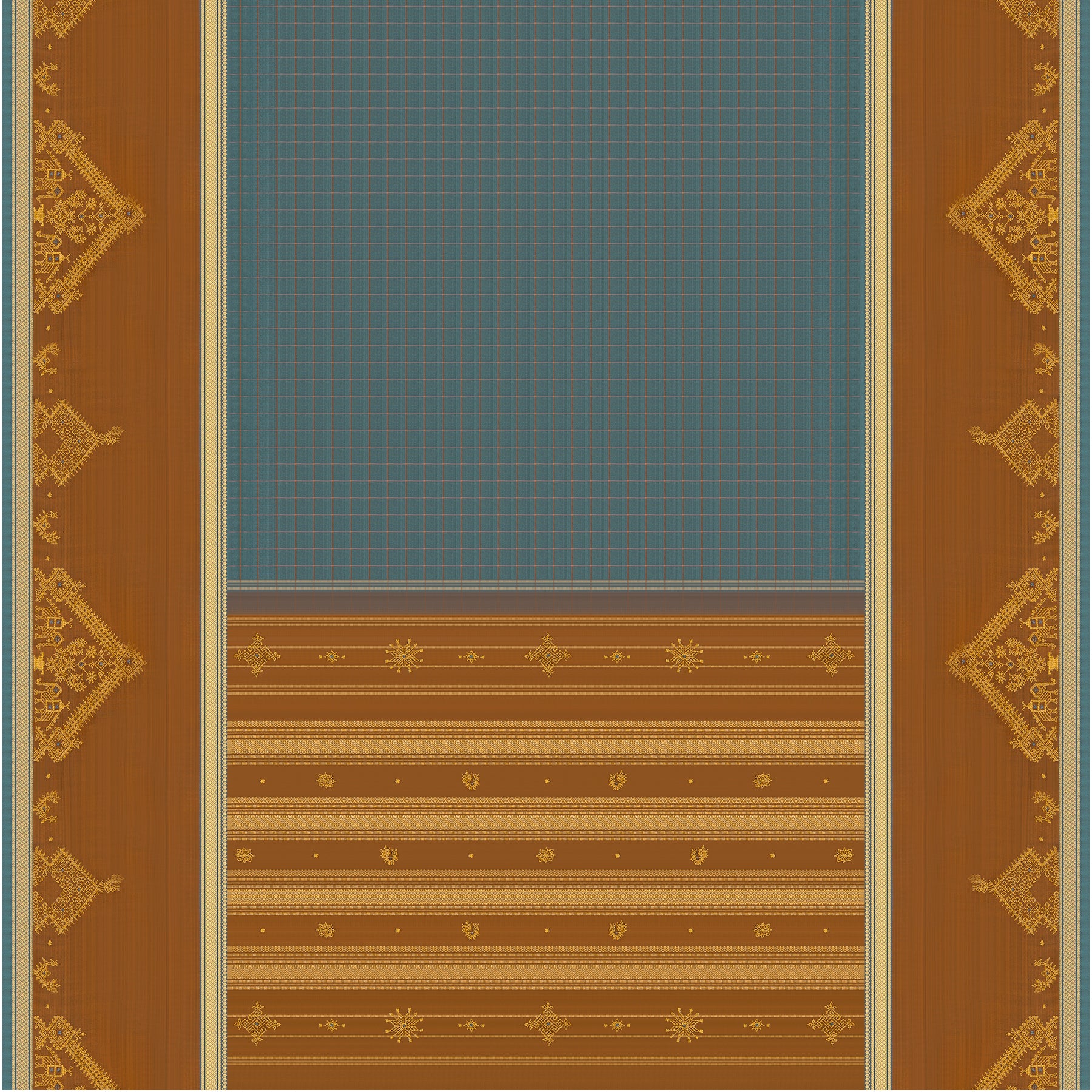 Kanakavalli Kanjivaram Silk Sari 22-595-HS001-12440 - Full View