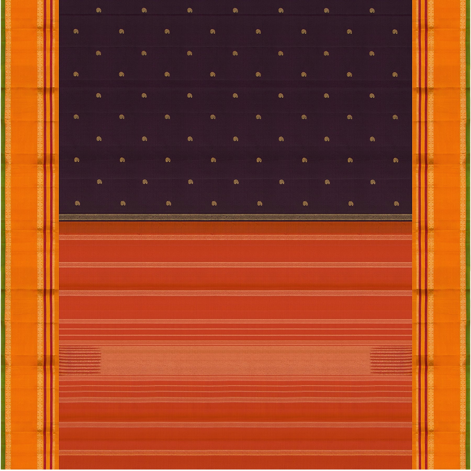 Kanakavalli Kanjivaram Silk Sari 22-595-HS001-13399 - Full View