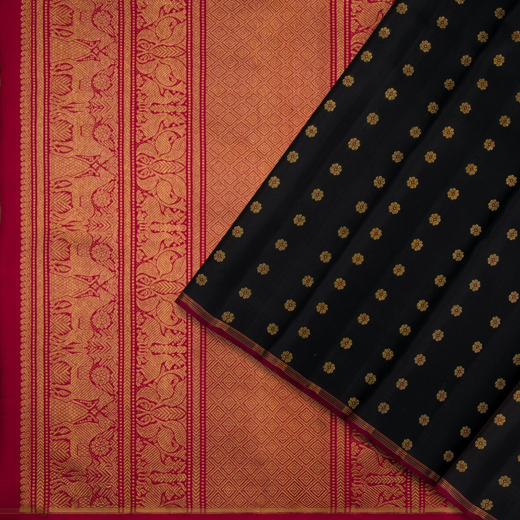 Kanakavalli Kanjivaram Silk Sari 22-595-HS001-13488 - Cover View