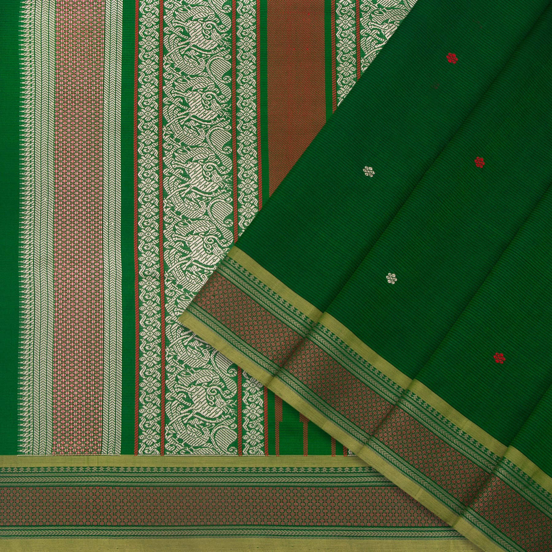 Kanakavalli Silk/Cotton Sari 22-598-HS005-11653 - Cover View