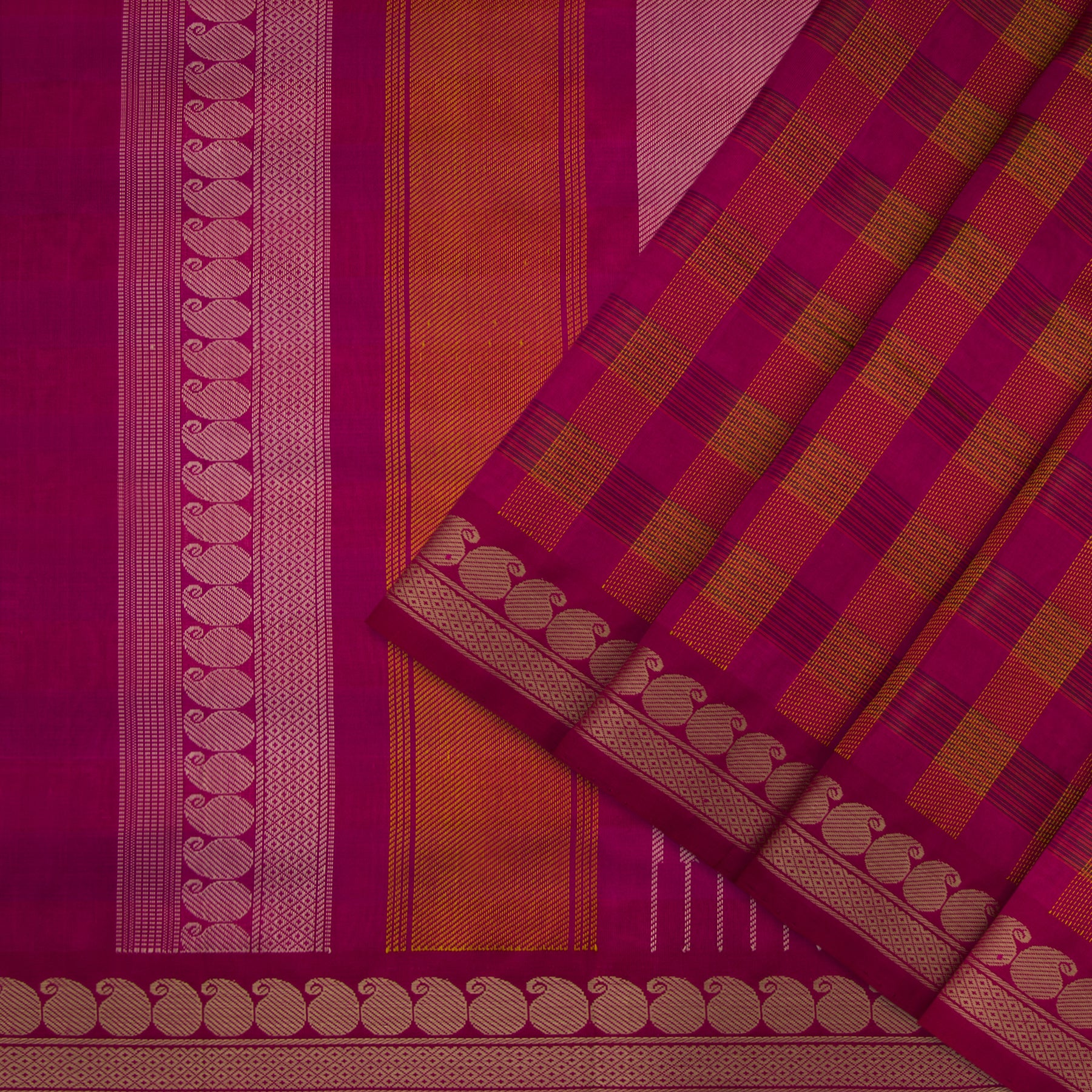 Kanakavalli Silk/Cotton Sari 22-598-HS005-13327 - Cover View