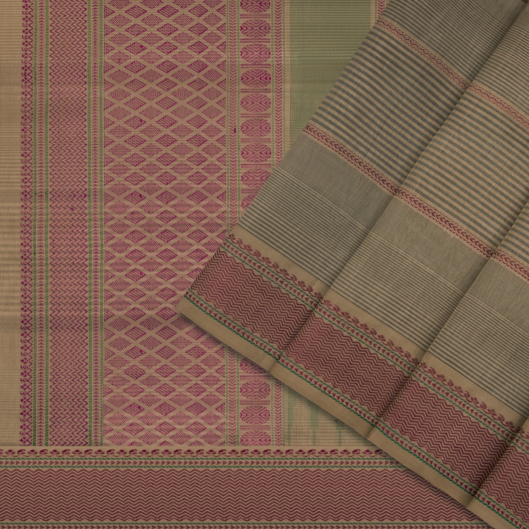 Kanakavalli Silk/Cotton Sari 22-598-HS005-14832 - Cover View
