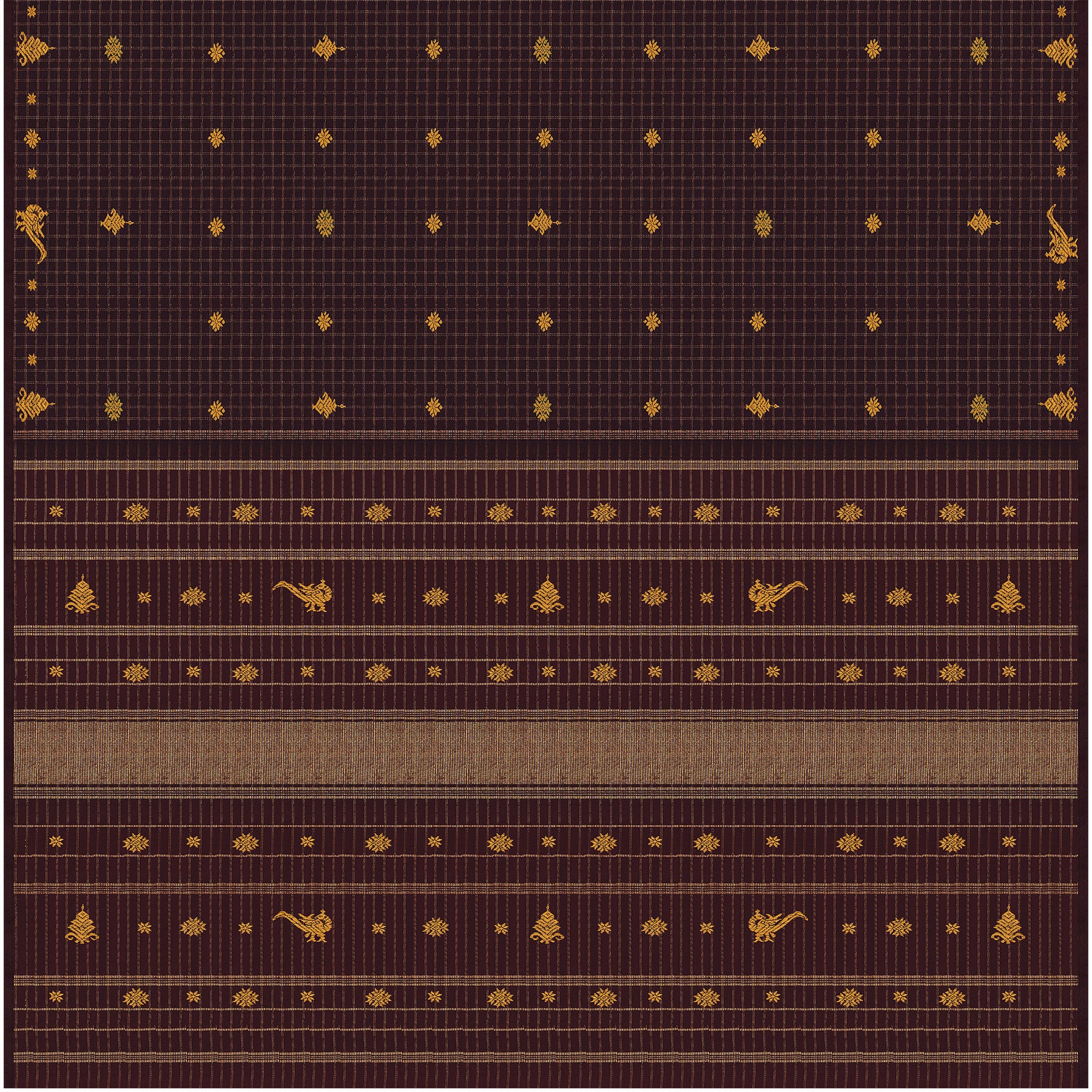 Kanakavalli X Kasuti Kanjivaram Silk Sari 22-599-HS001-05152 - Full View