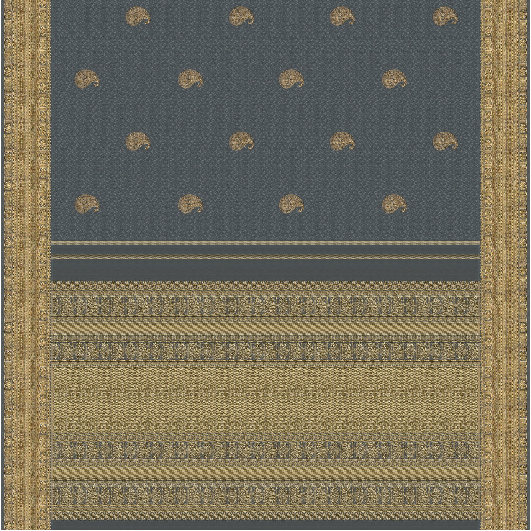 Kanakavalli Kanjivaram Silk Sari 22-599-HS001-05236 - Full View