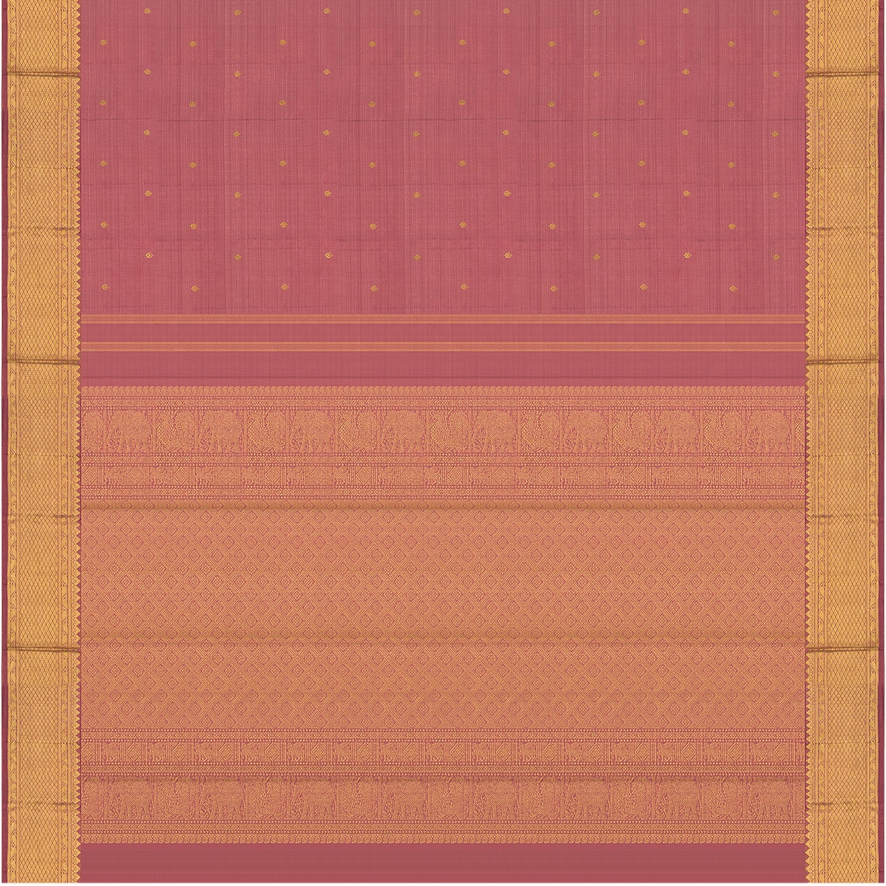 Kanakavalli Kanjivaram Silk Sari 22-599-HS001-05810 - Full View