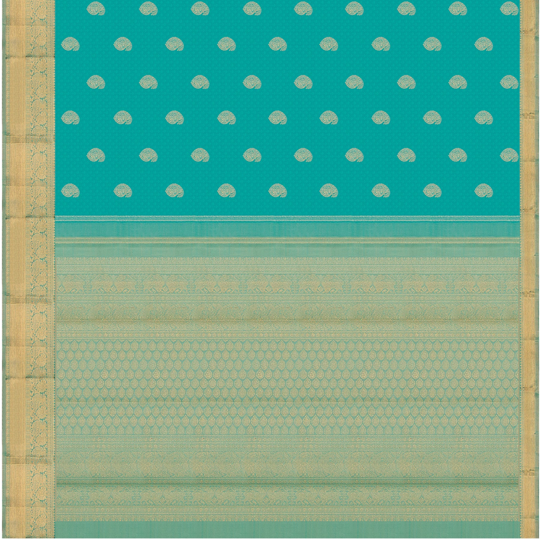 Kanakavalli Kanjivaram Silk Sari 22-599-HS001-05867 - Full View