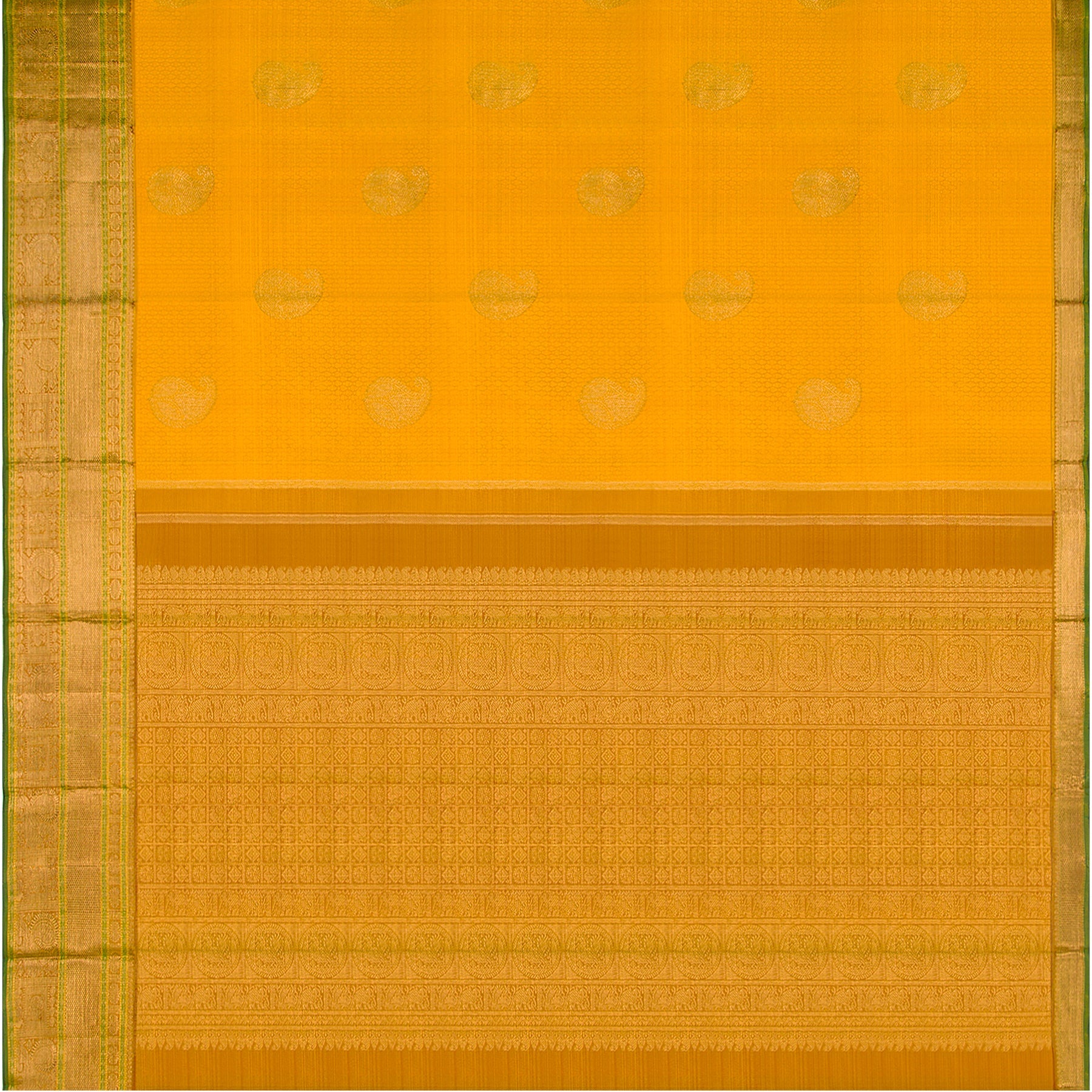 Kanakavalli Kanjivaram Silk Sari 22-599-HS001-06450 - Full View
