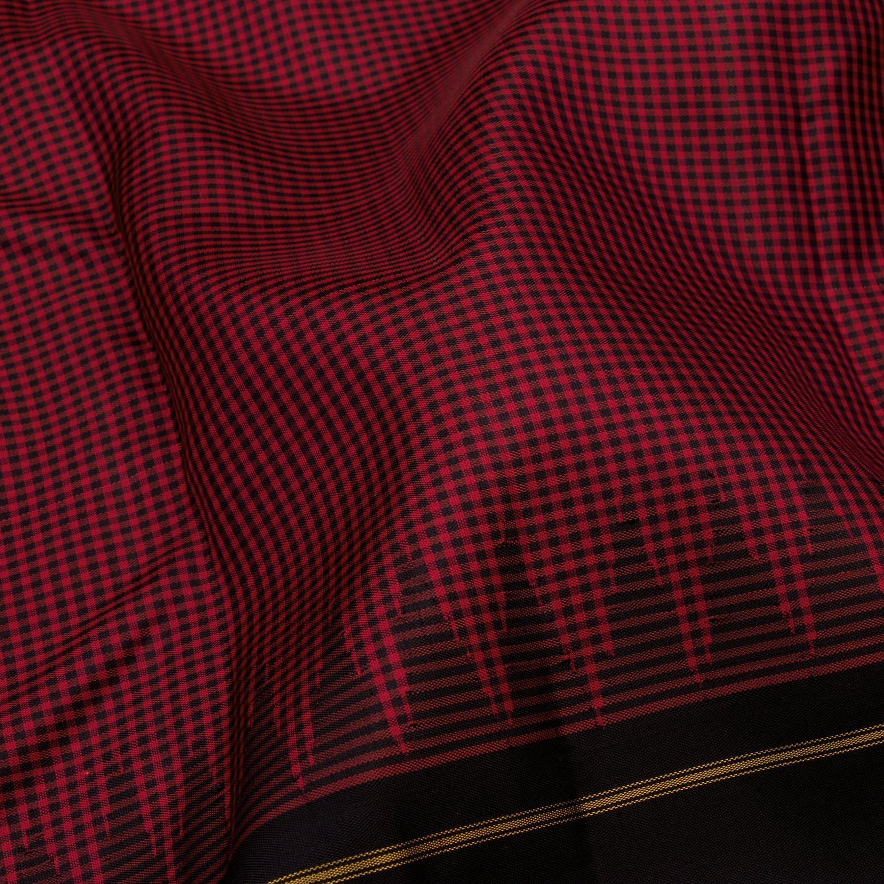 Kanakavalli Kanjivaram Silk Sari 22-599-HS001-06461 - Fabric View