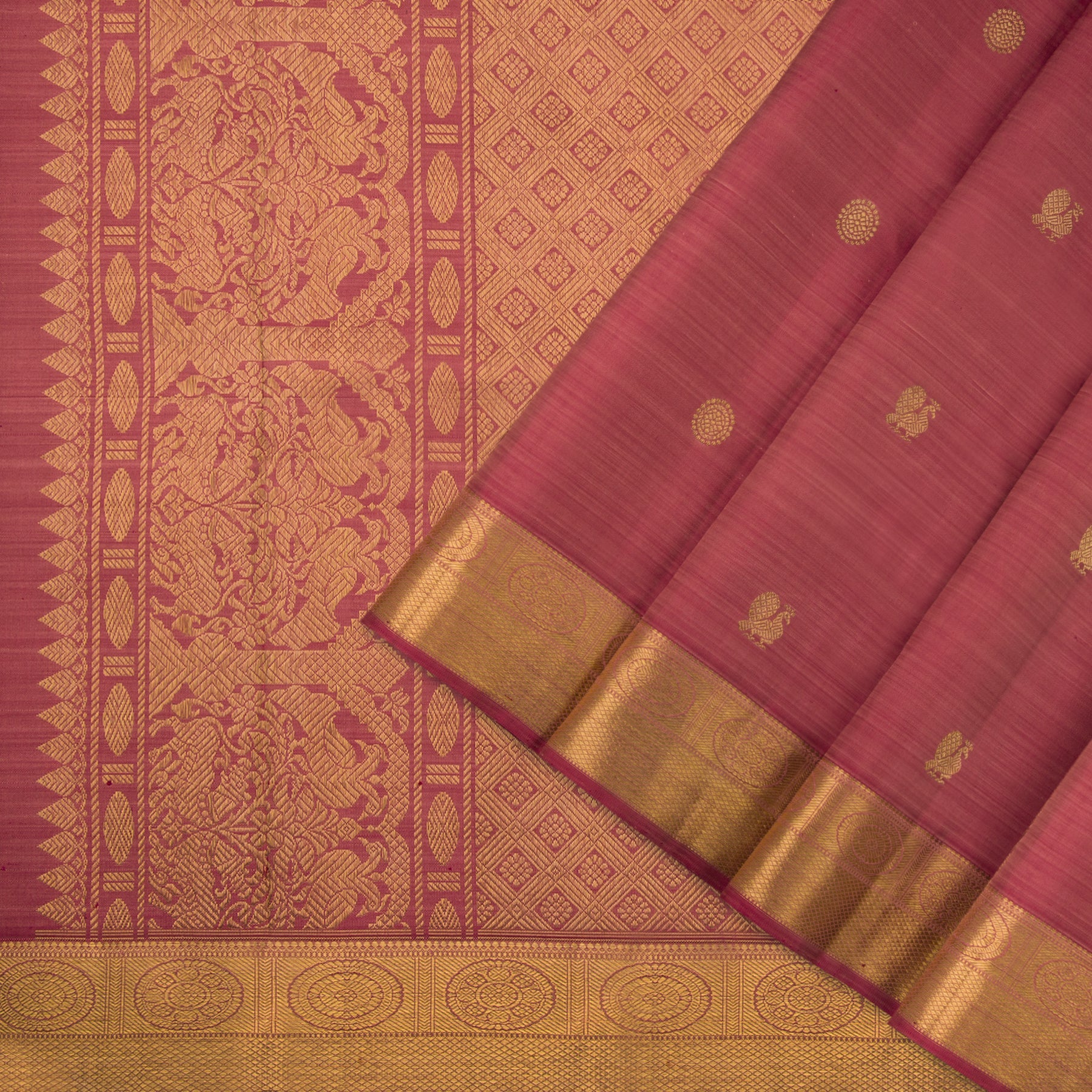 Kanakavalli Kanjivaram Silk Sari 22-599-HS001-08280 - Cover View