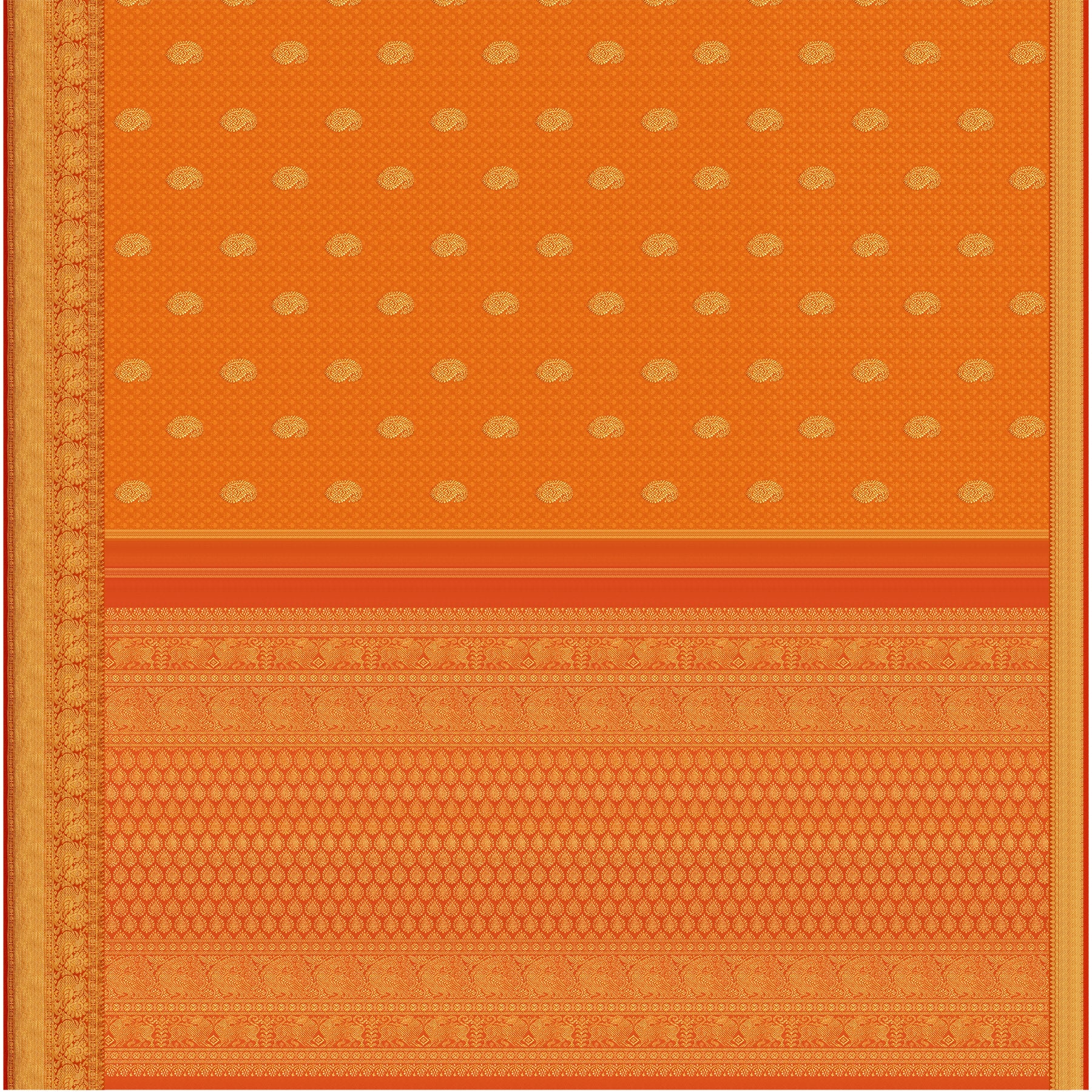 Kanakavalli Kanjivaram Silk Sari 22-599-HS001-09304 - Full View