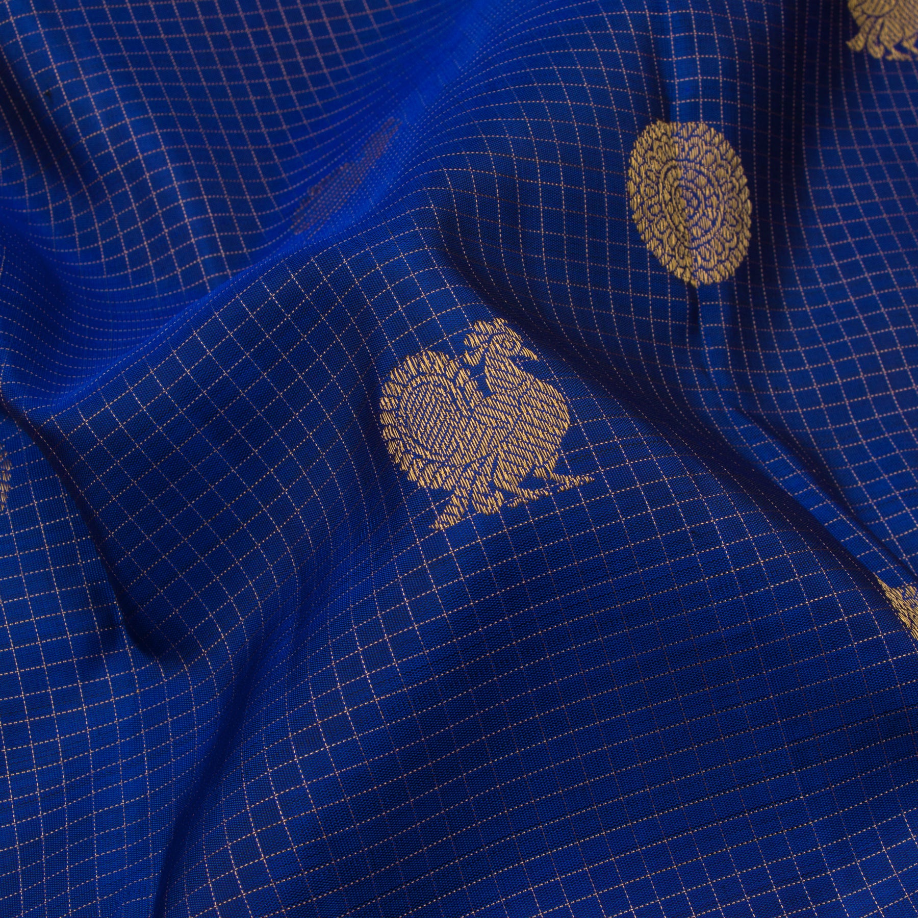 Kanakavalli Kanjivaram Silk Sari 22-595-HS001-10198 - Fabric View