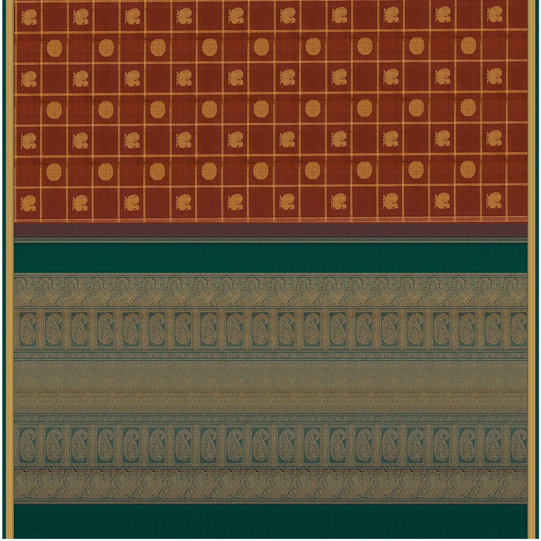 Kanakavalli Kanjivaram Silk Sari 22-599-HS001-10263 - Full View