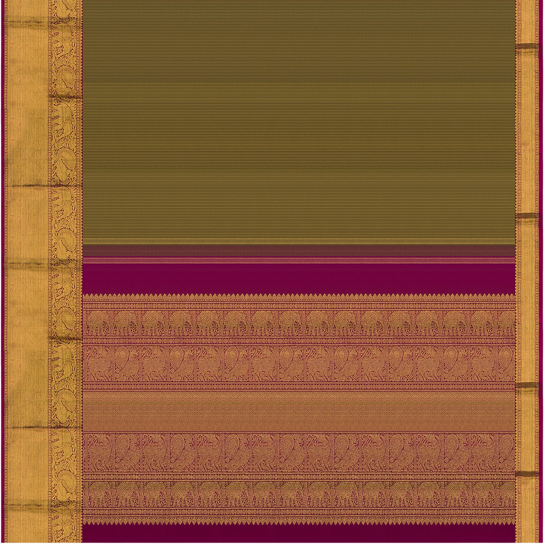 Kanakavalli Kanjivaram Silk Sari 22-599-HS001-10319 - Full View