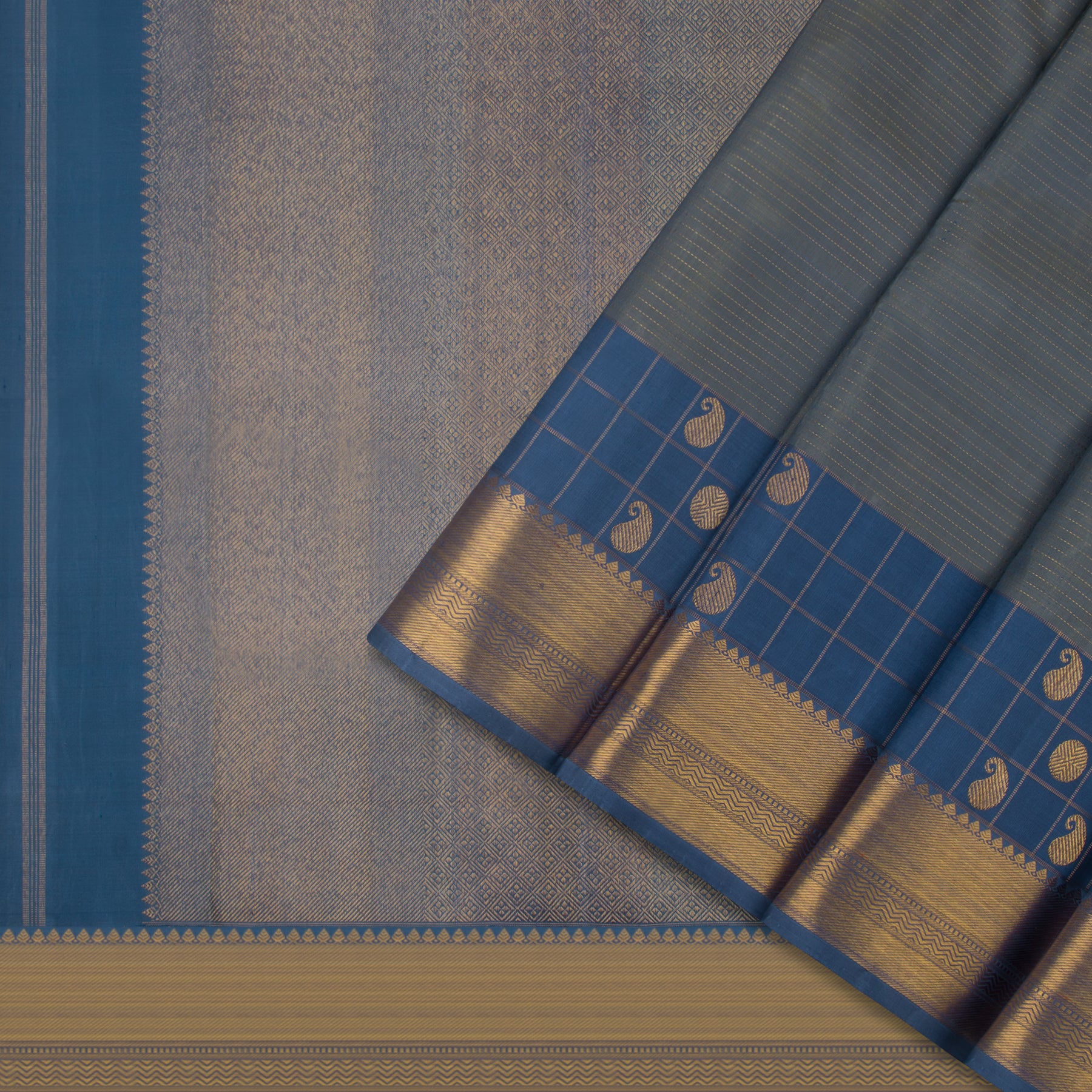 Kanakavalli Kanjivaram Silk Sari 22-599-HS001-11269 - Cover View