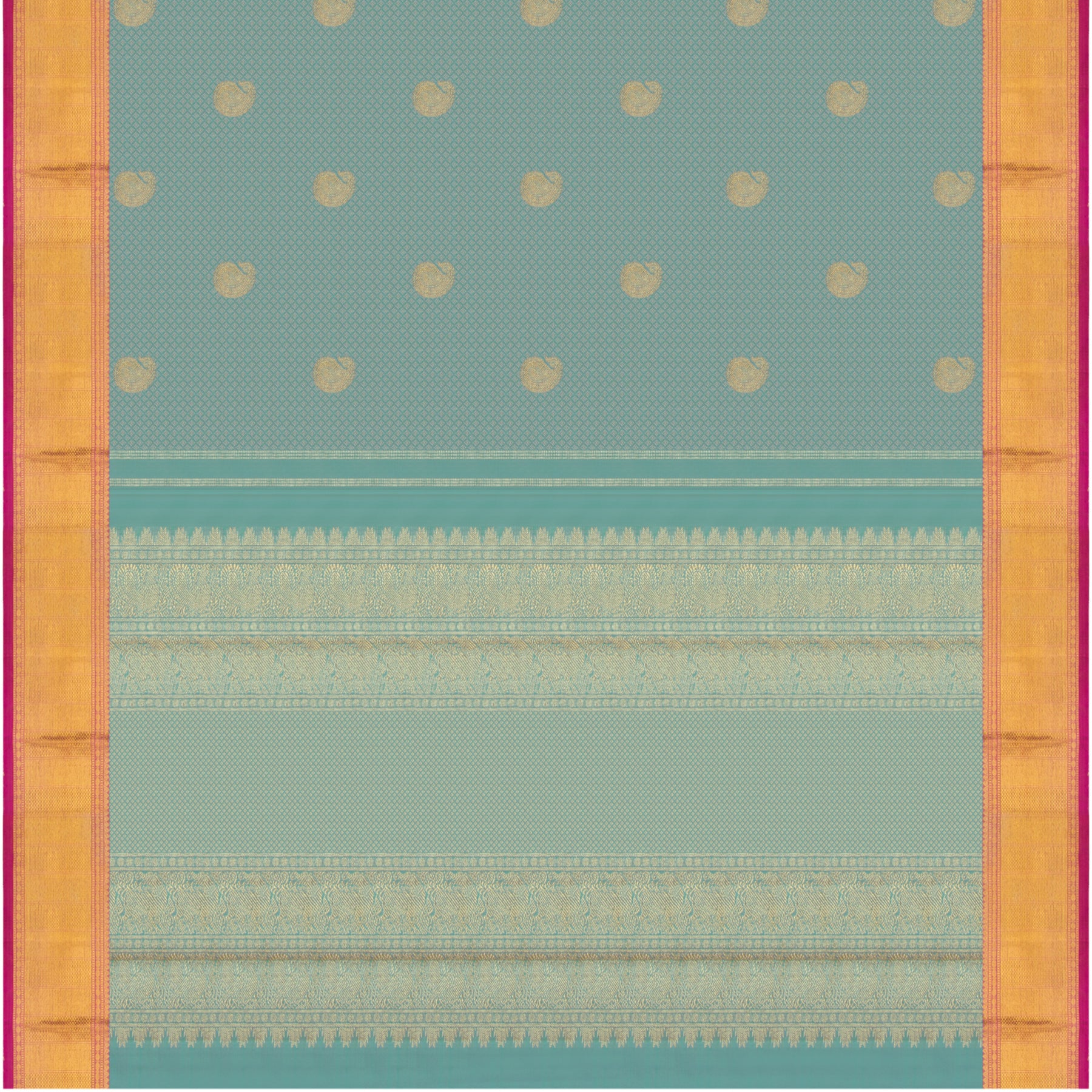 Kanakavalli Kanjivaram Silk Sari 22-599-HS001-12072 - Full View