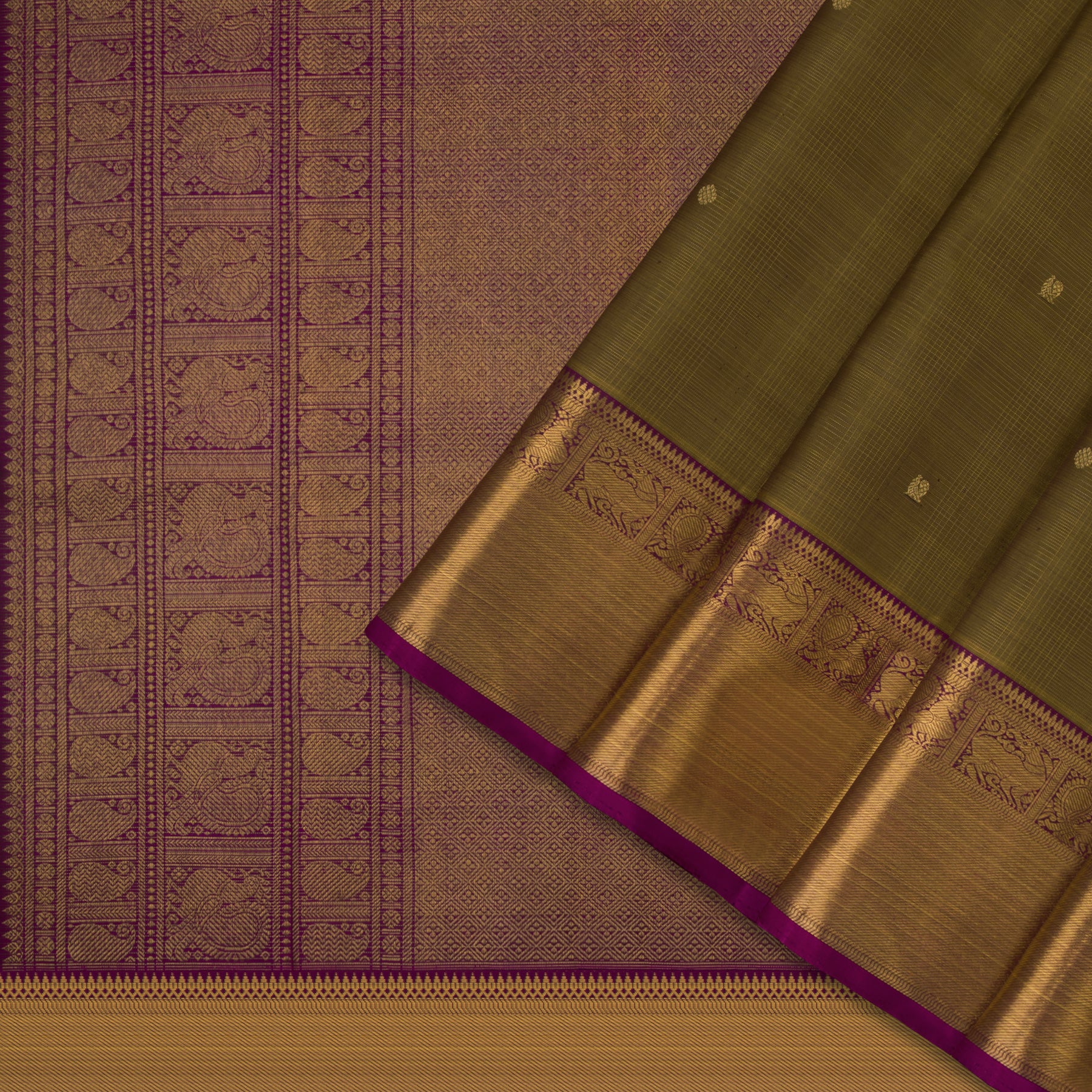 Kanakavalli Kanjivaram Silk Sari 22-599-HS001-12107
