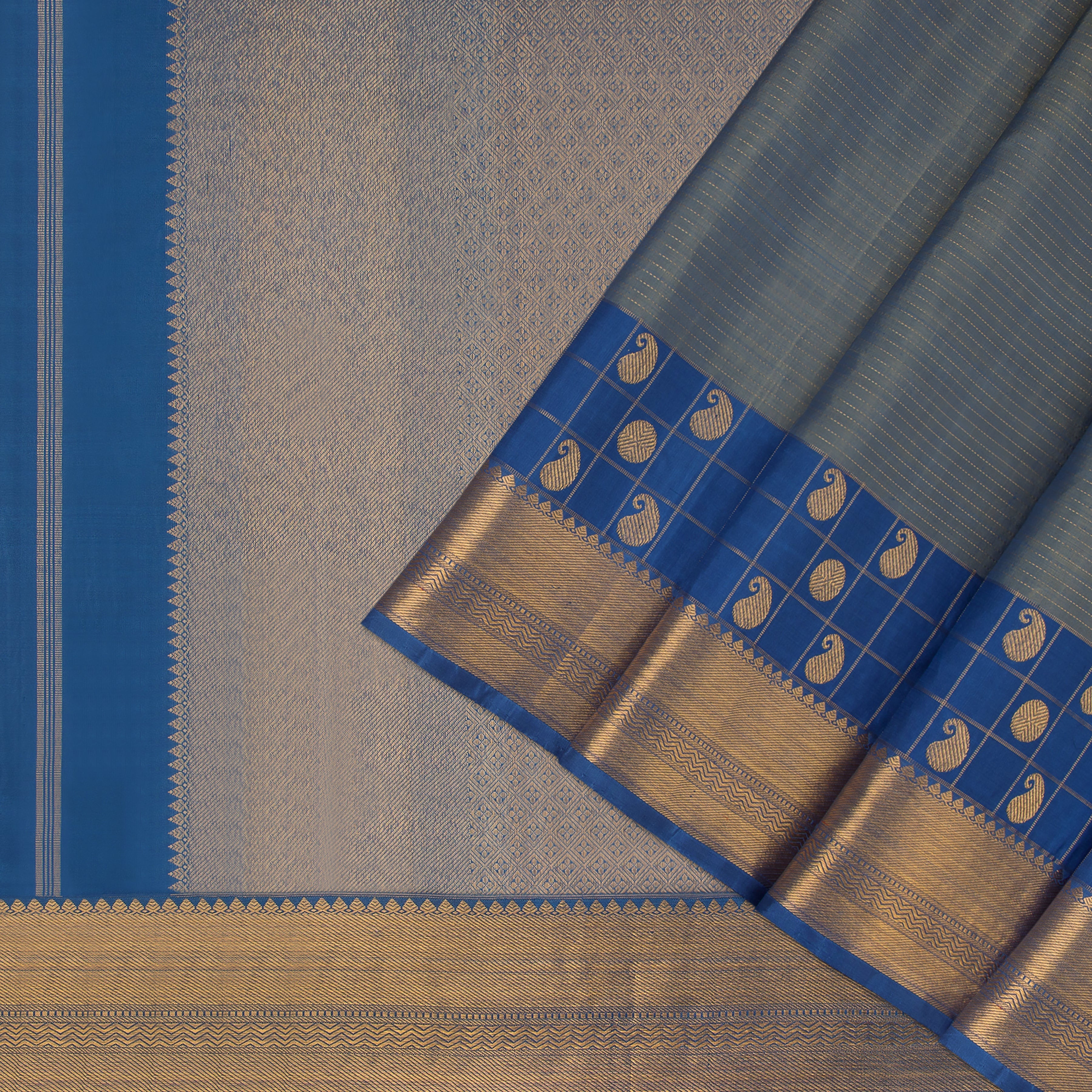 Kanakavalli Kanjivaram Silk Sari 22-599-HS001-12279 - Cover View
