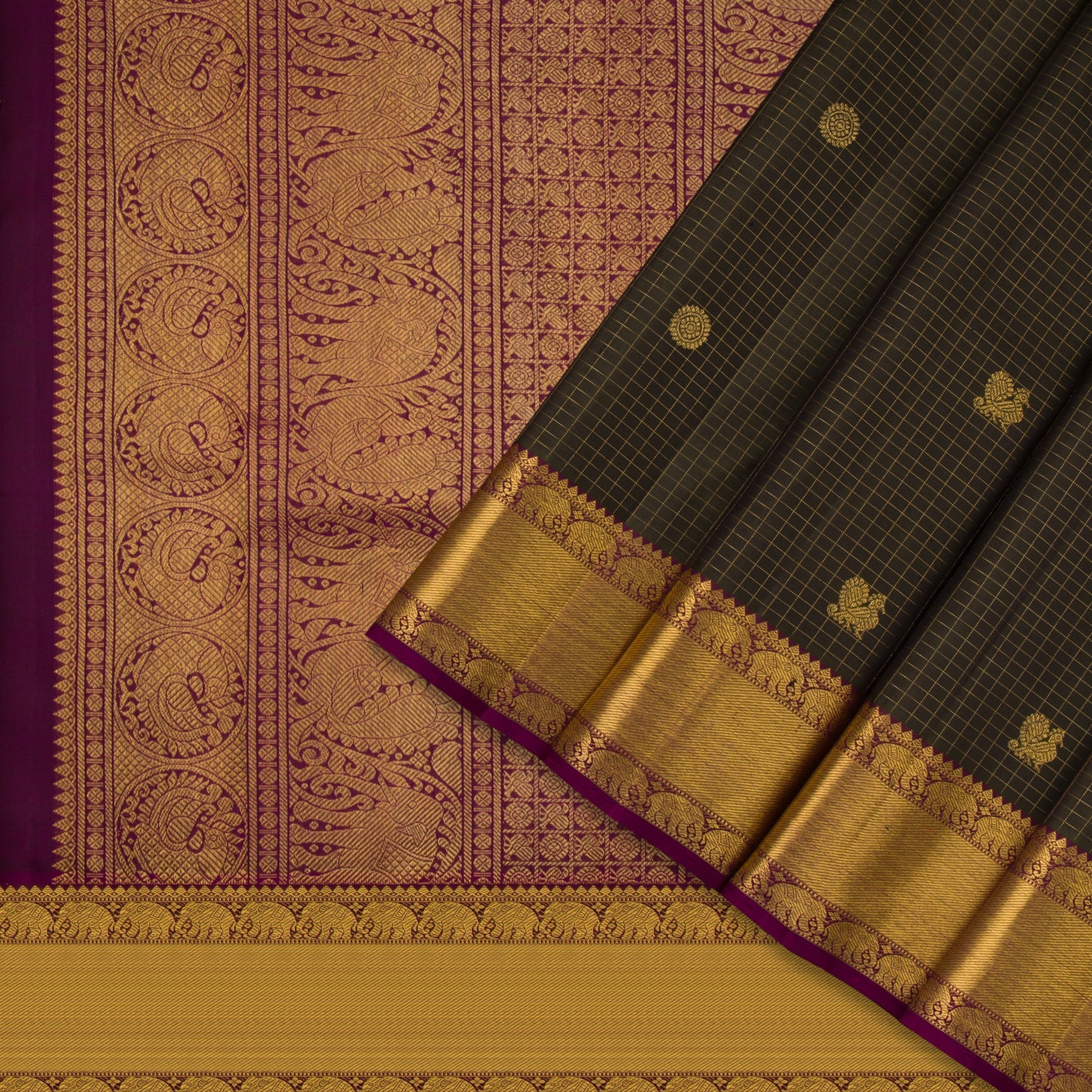 Kanakavalli Kanjivaram Silk Sari 22-599-HS001-12299 - Cover View