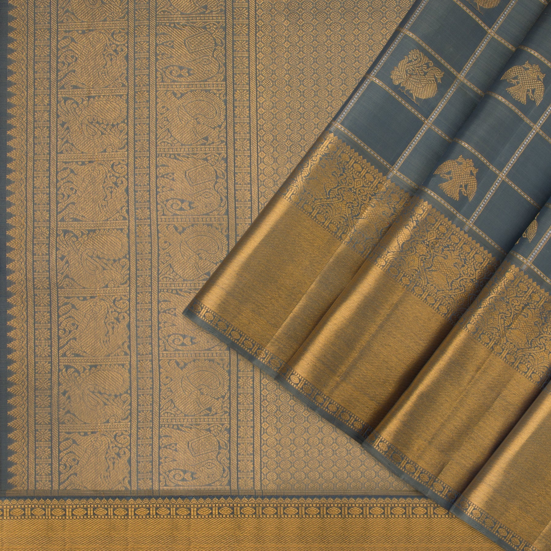 Kanakavalli Kanjivaram Silk Sari 22-599-HS001-13067 - Cover View