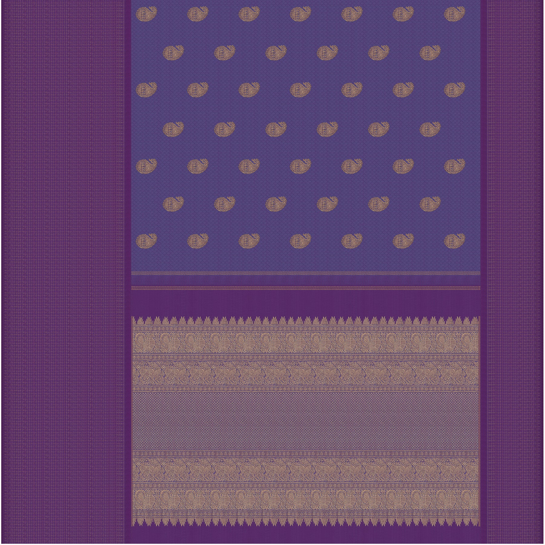 Kanakavalli Kanjivaram Silk Sari 22-599-HS001-13072 - Full View