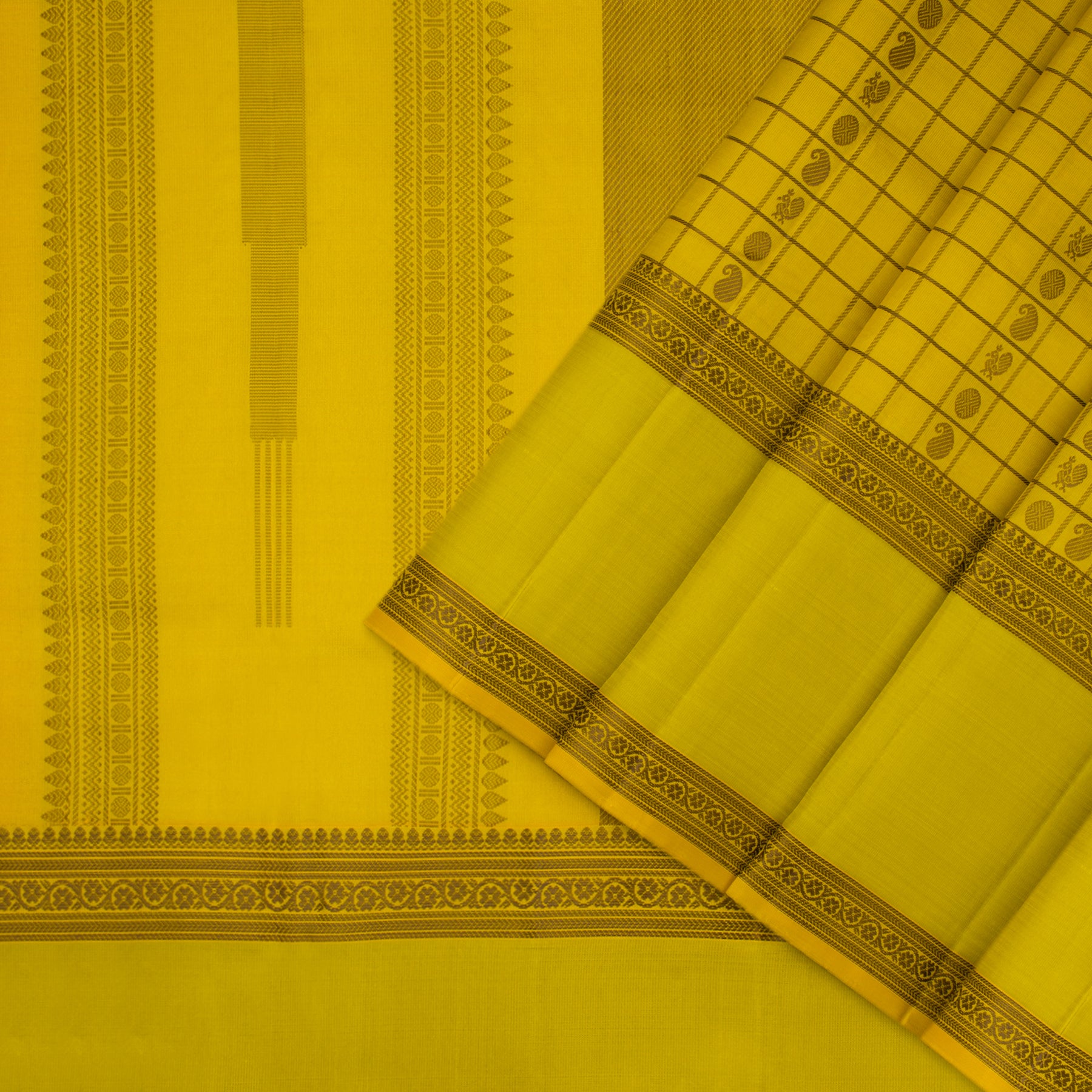 Kanakavalli Kanjivaram Silk Sari 22-599-HS001-13096 - Cover View
