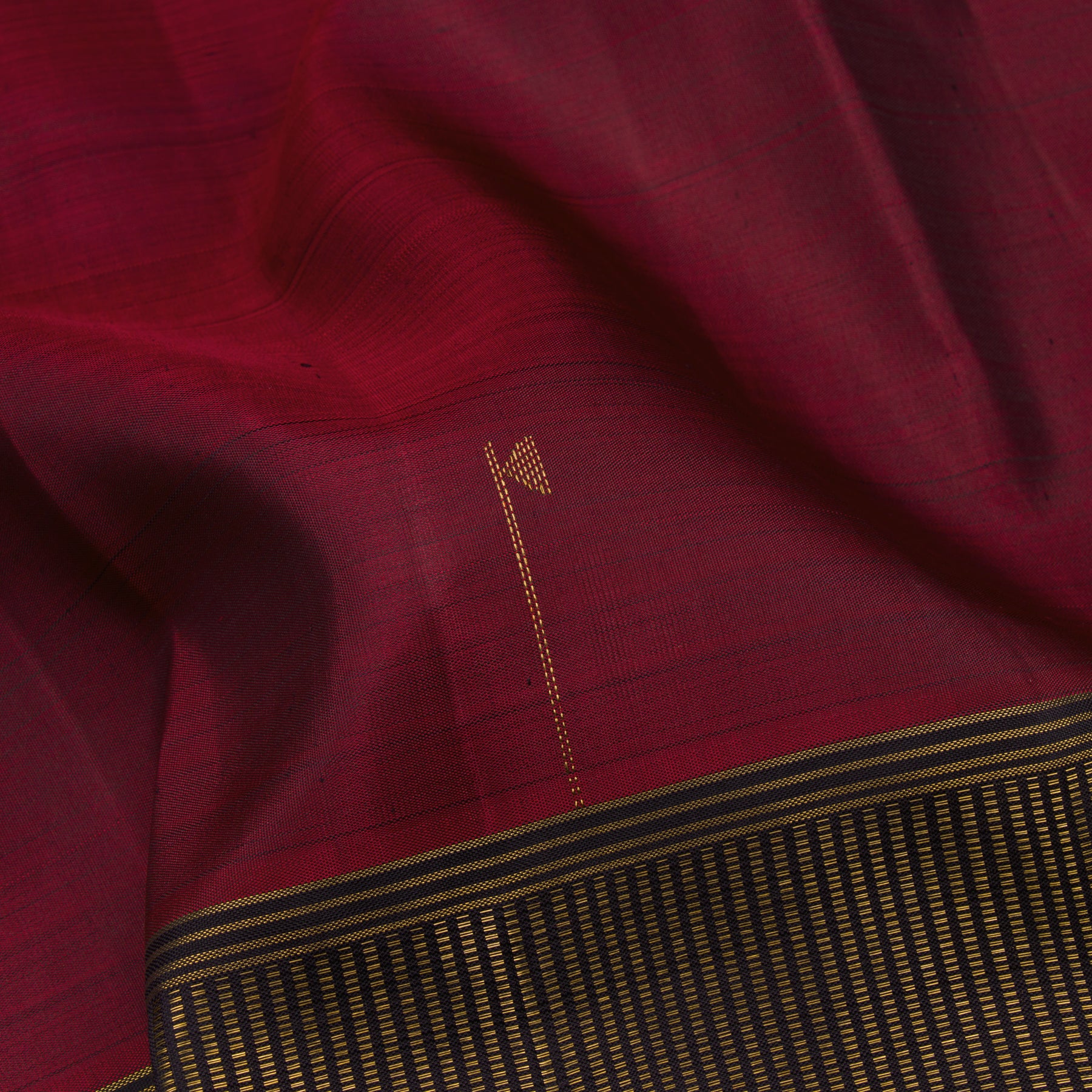 Kanakavalli Kanjivaram Silk Sari 22-599-HS001-13906 - Fabric View