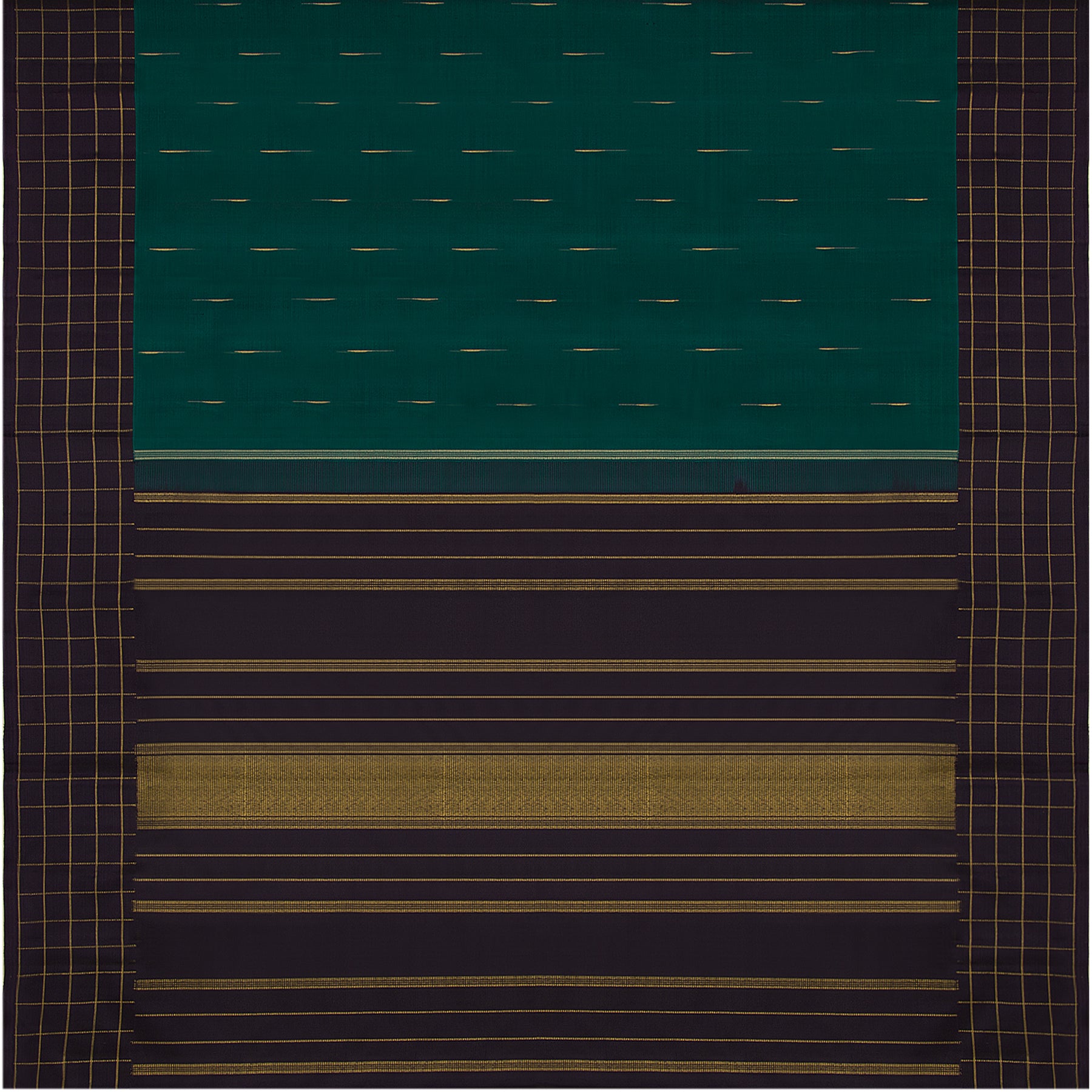 Kanakavalli Kanjivaram Silk Sari 22-599-HS001-14490 - Full View