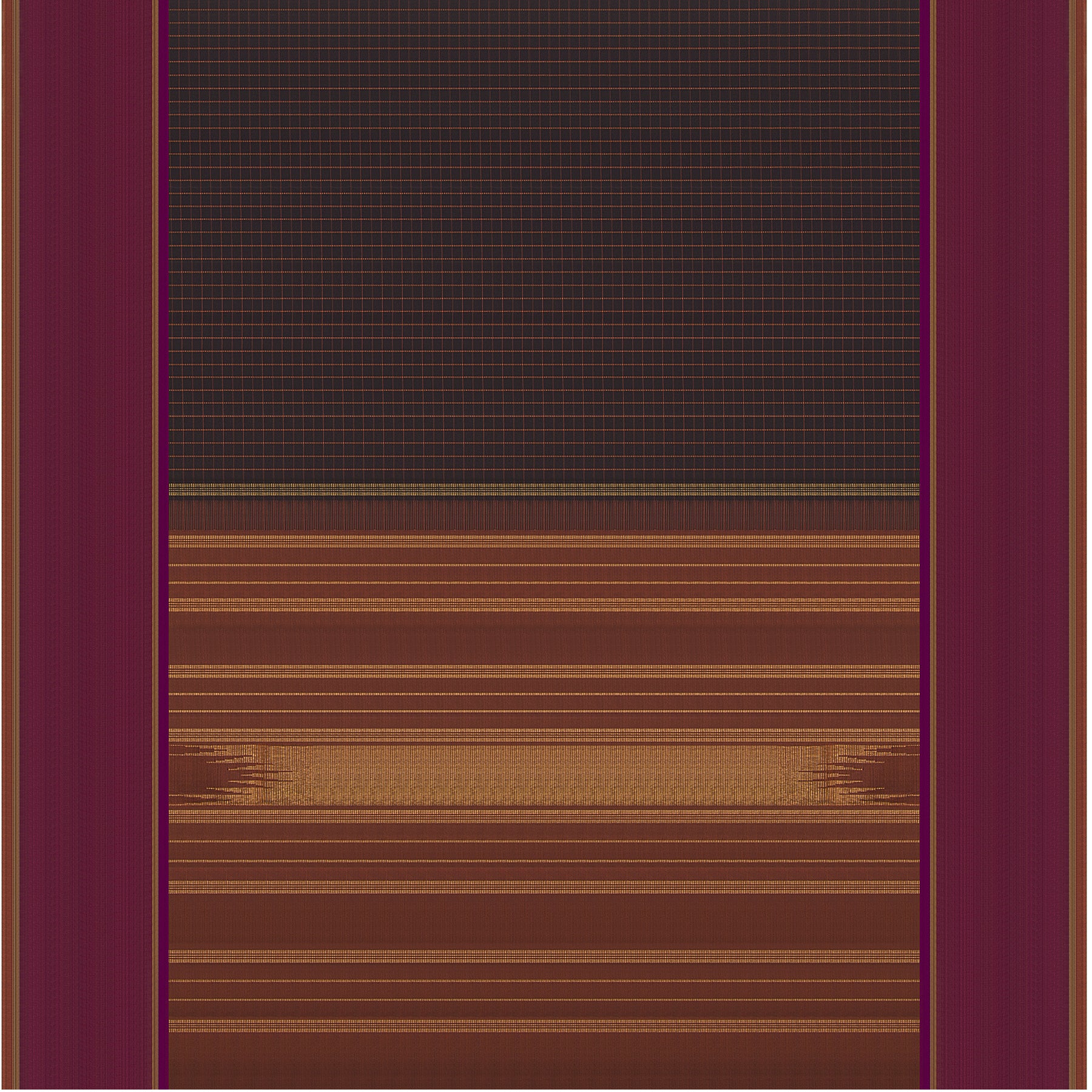 Kanakavalli Kanjivaram Silk Sari 22-601-HS001-00450 - Full View