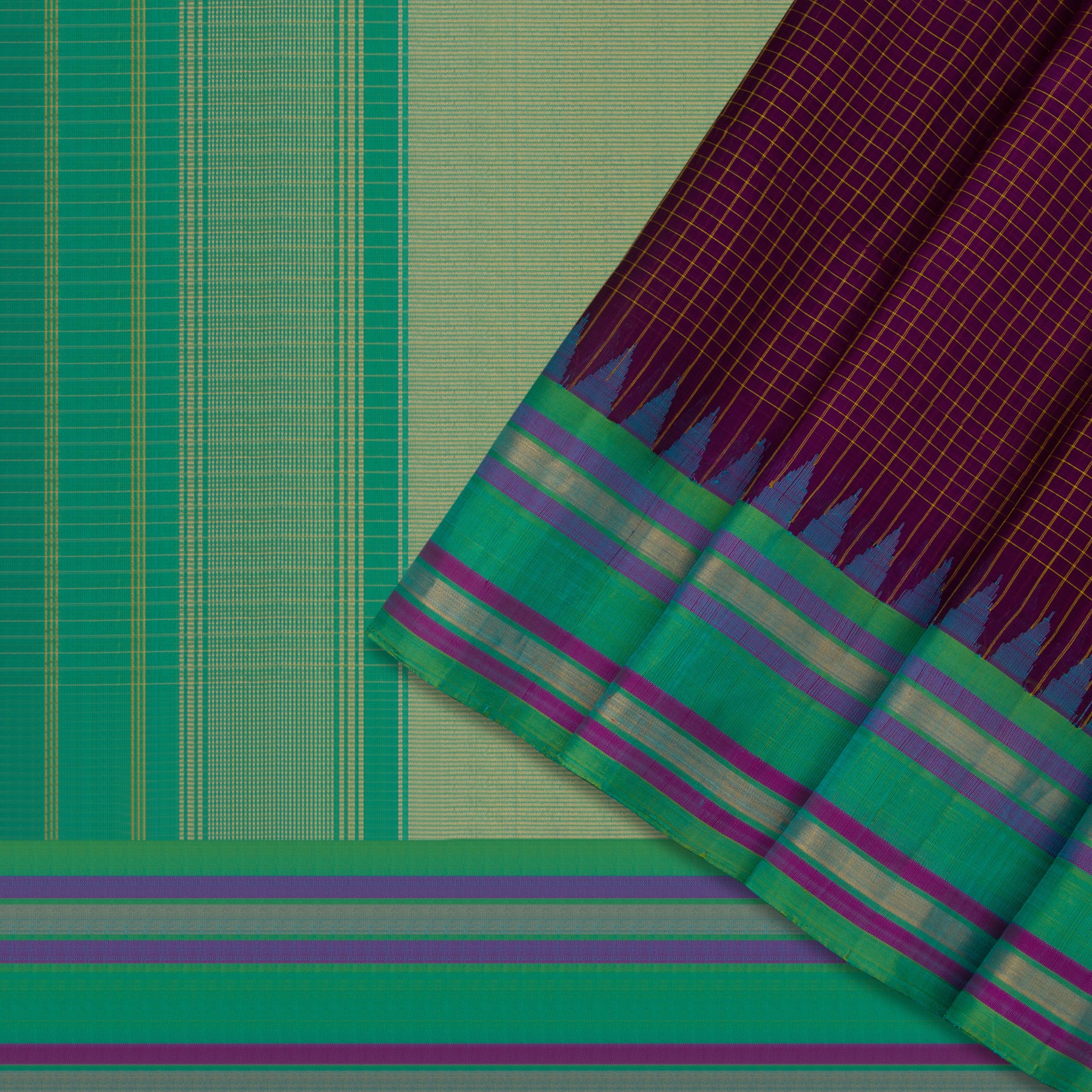 Kanakavalli Gadwal Silk/Cotton Sari 22-604-HS005-03291 - Cover View