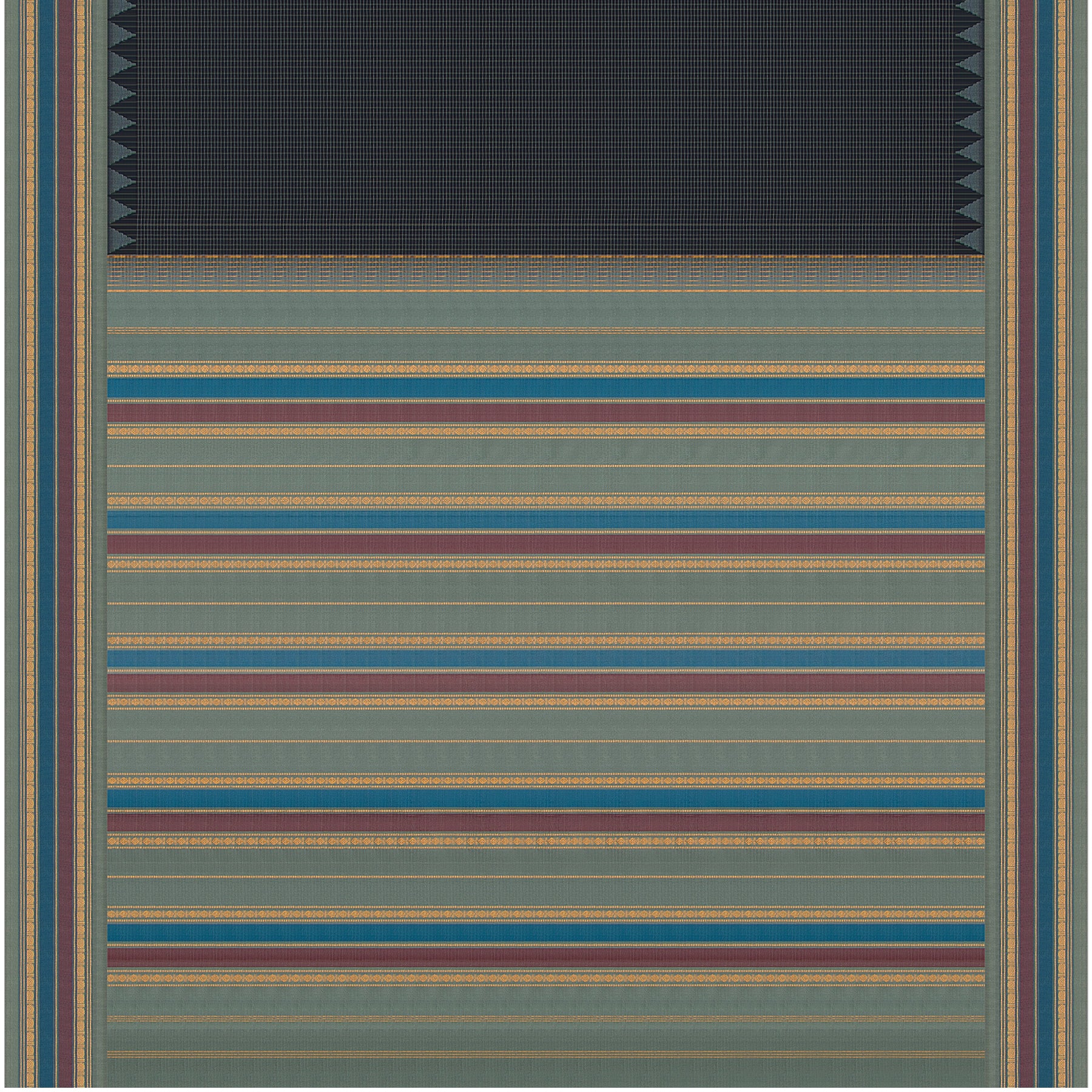 Kanakavalli Gadwal Silk/Cotton Sari 22-604-HS005-11494 - Full View