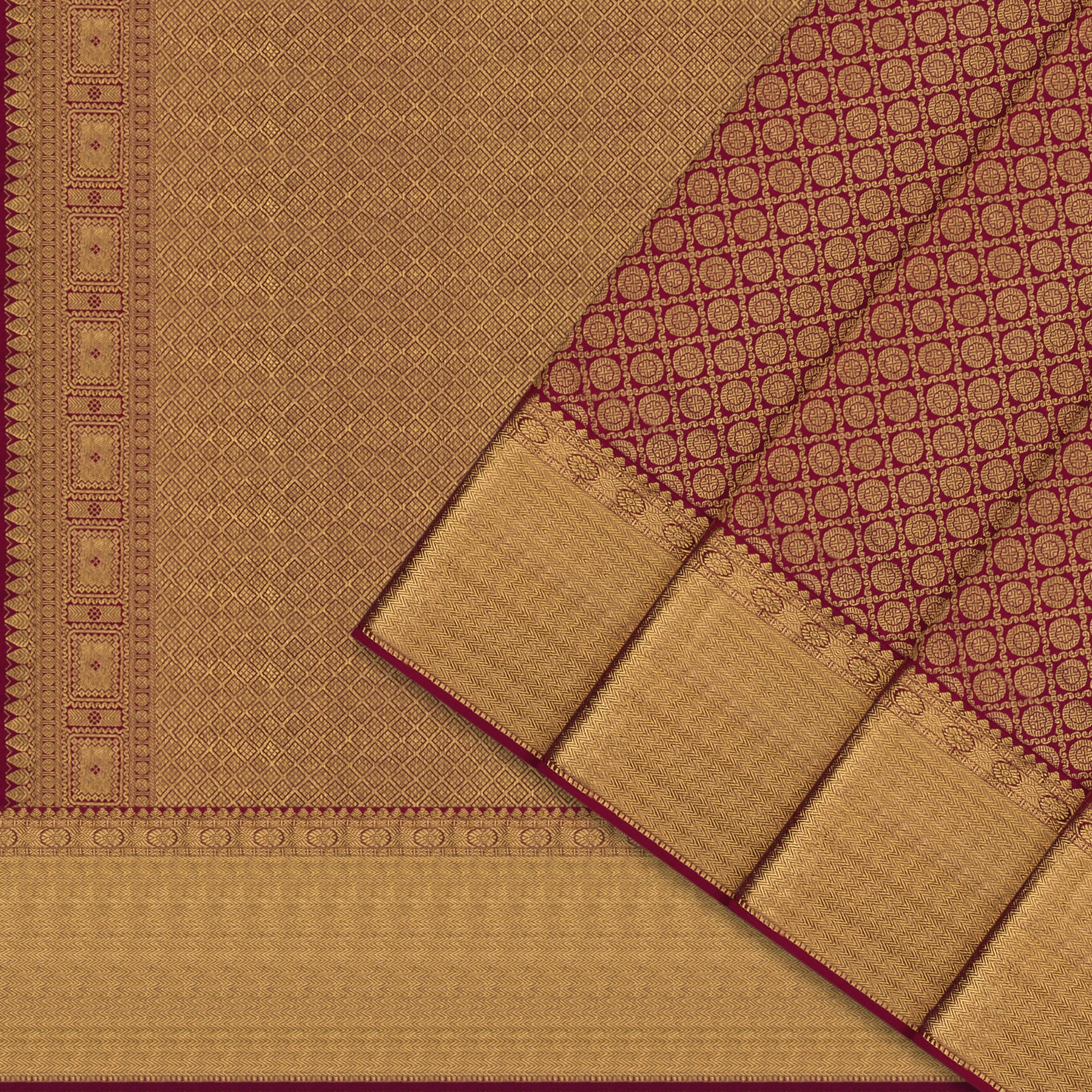 Kanakavalli Kanjivaram Silk Sari 22-608-HS001-03713 - Cover View