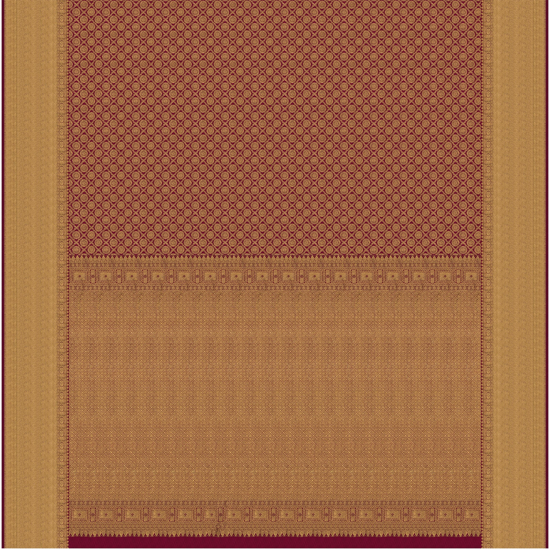 Kanakavalli Kanjivaram Silk Sari 22-608-HS001-03713 - Full View