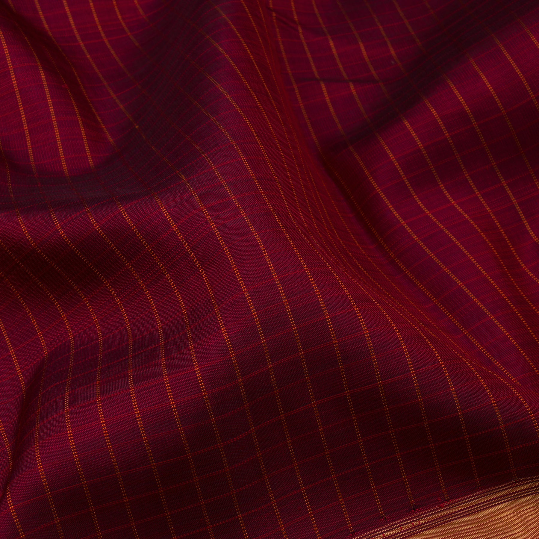 Kanakavalli Kanjivaram Silk Sari 22-611-HS001-04259 - Fabric View