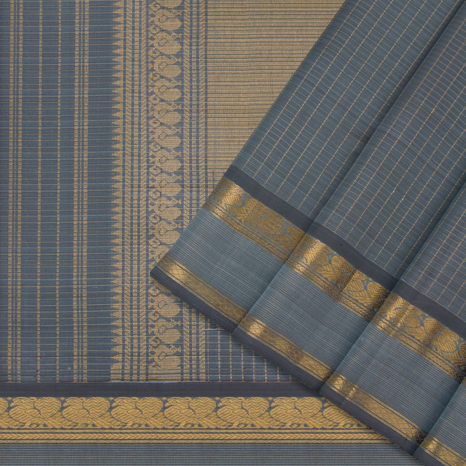 Kanakavalli Kanjivaram Silk Sari 22-611-HS001-09382 - Cover View