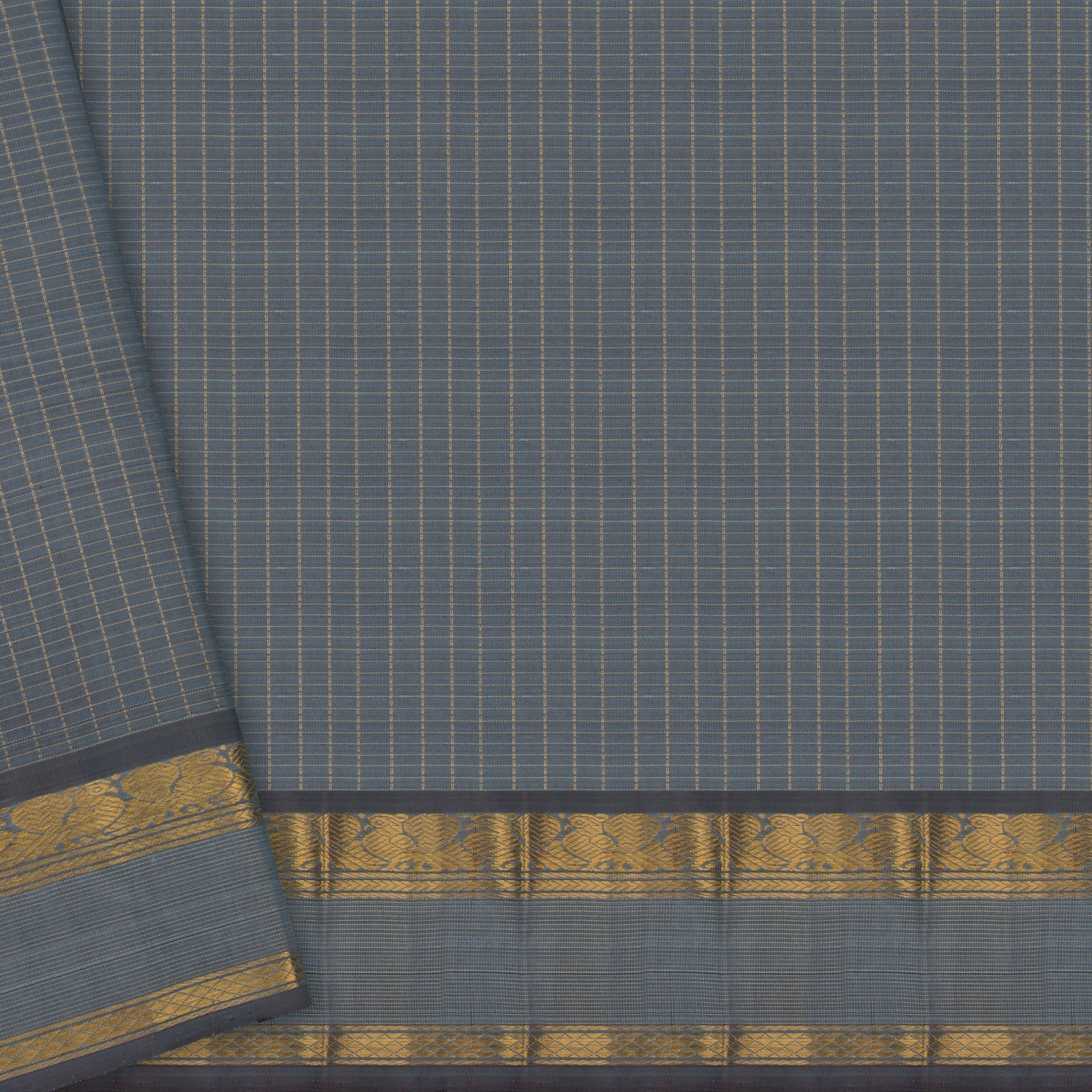 Kanakavalli Kanjivaram Silk Sari 22-611-HS001-09382 - Blouse View