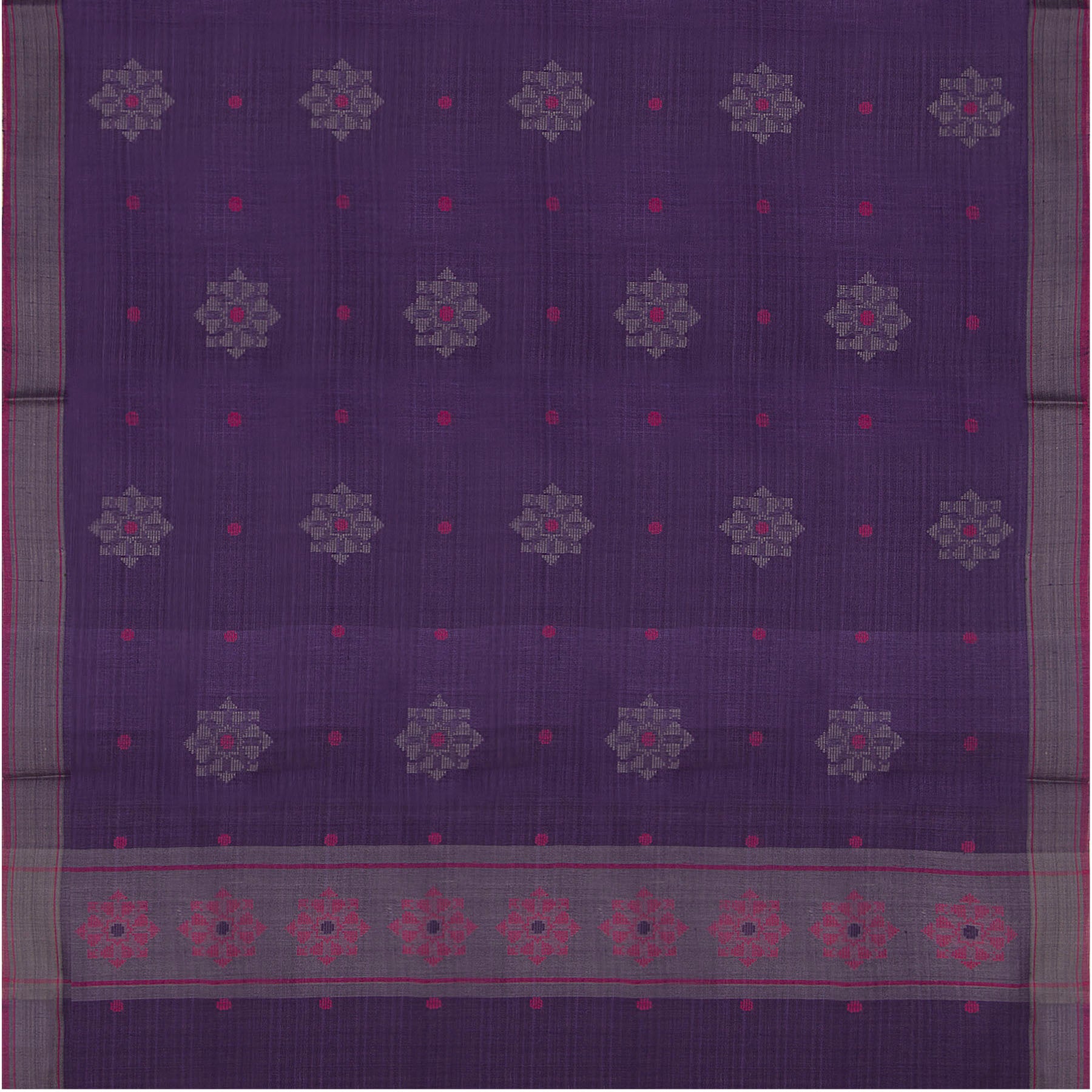 Pradeep Pillai Tussore Sari 23-008-HS002-00390 - Full View