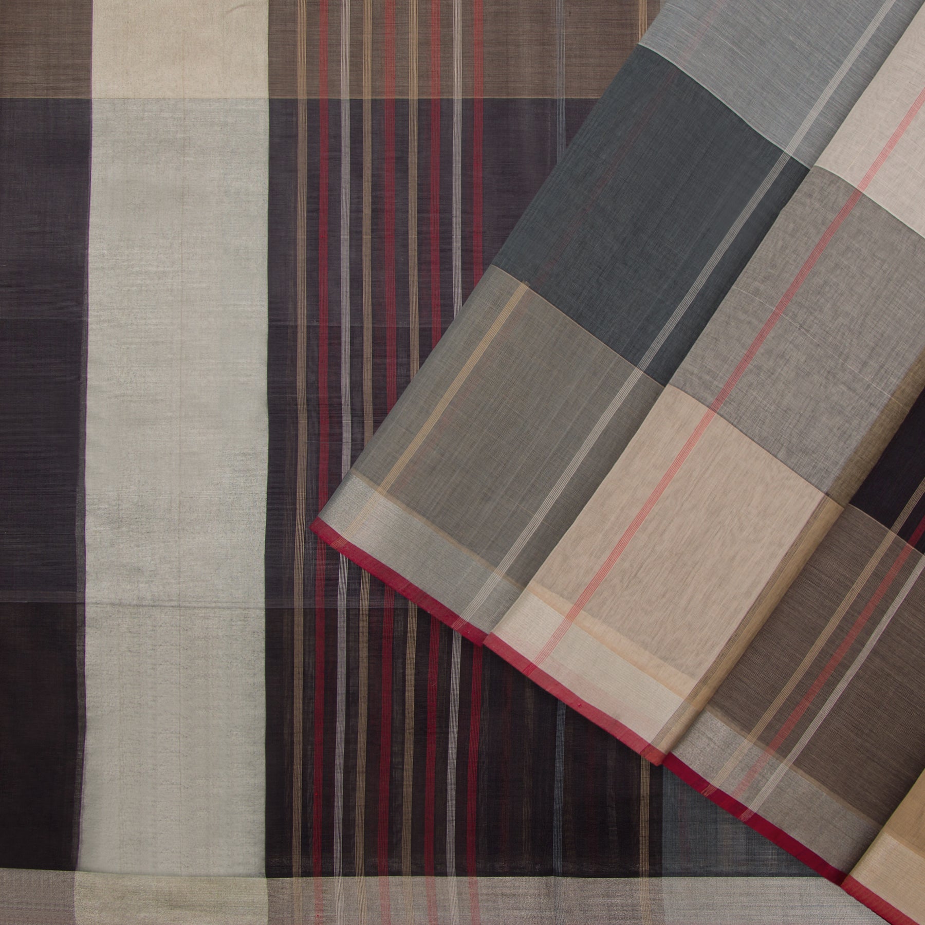 Pradeep Pillai Cotton Sari 23-008-HS003-00348 - Cover View