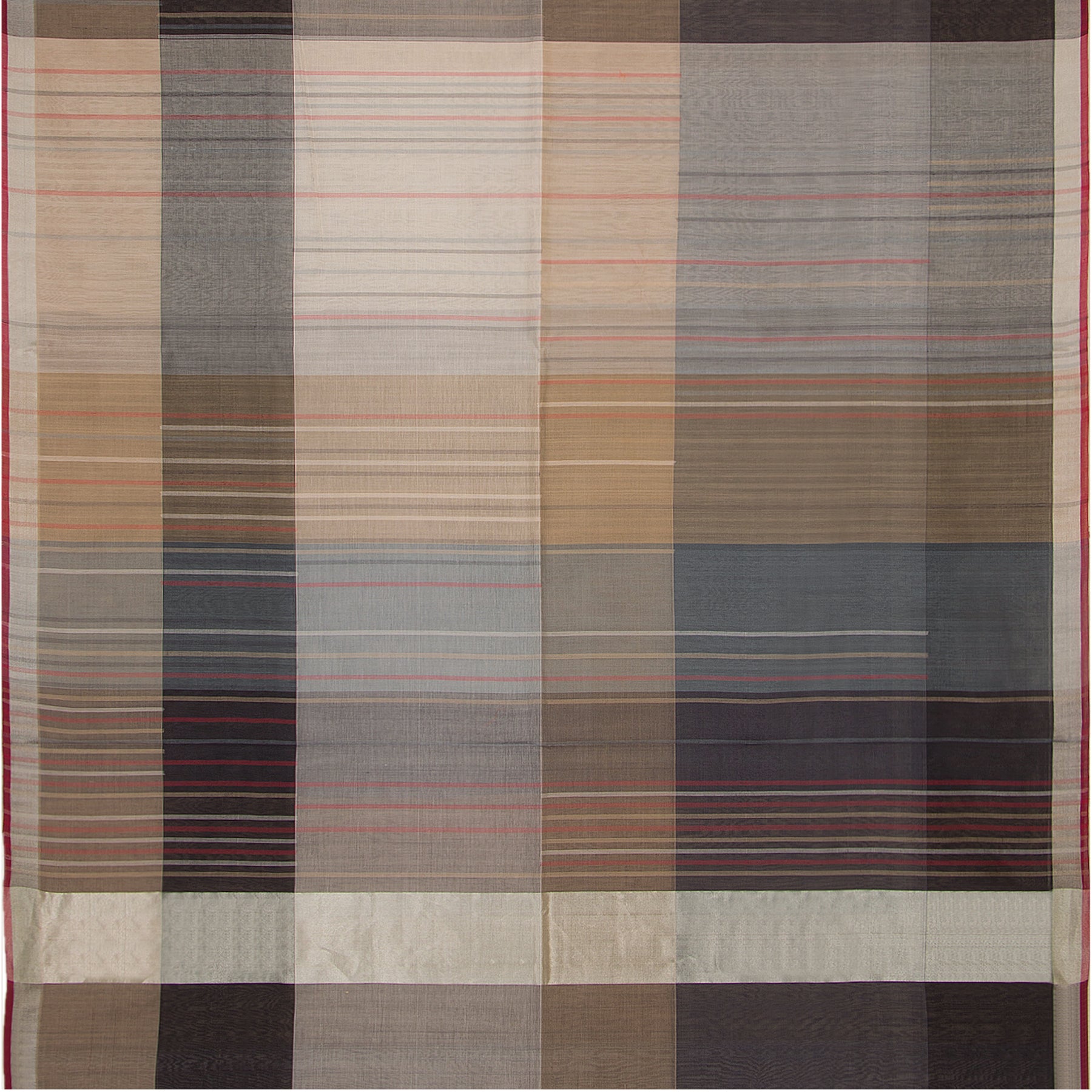 Pradeep Pillai Cotton Sari 23-008-HS003-00348 - Full View